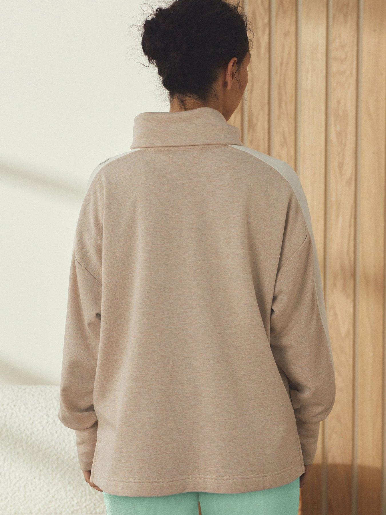 b-by-ted-baker-standalone-zip-thru-sweat-top-blackstillFront