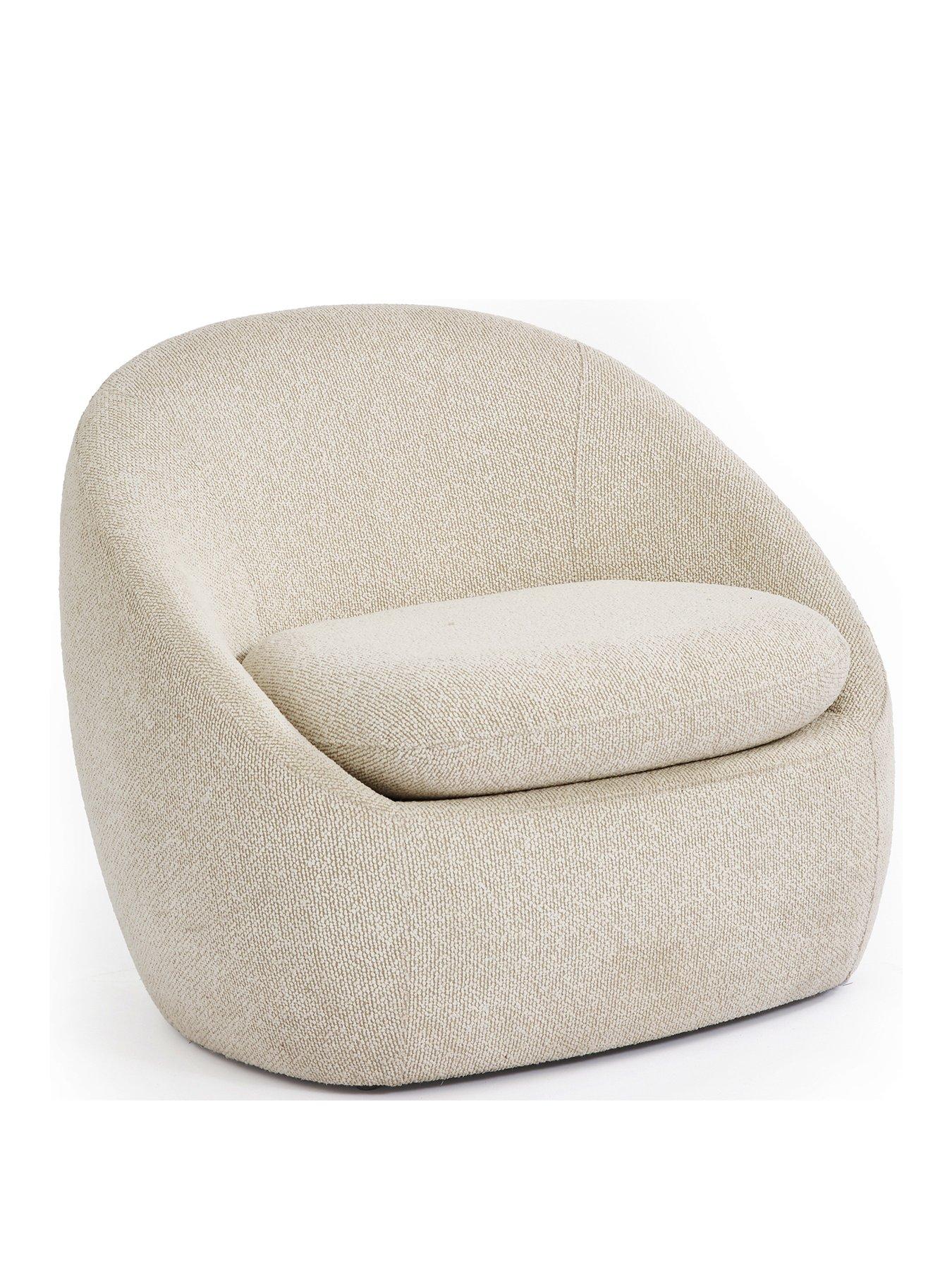Image 3 of 7 of Michelle Keegan Home Sierra Fabric Snug Chair with Footstool