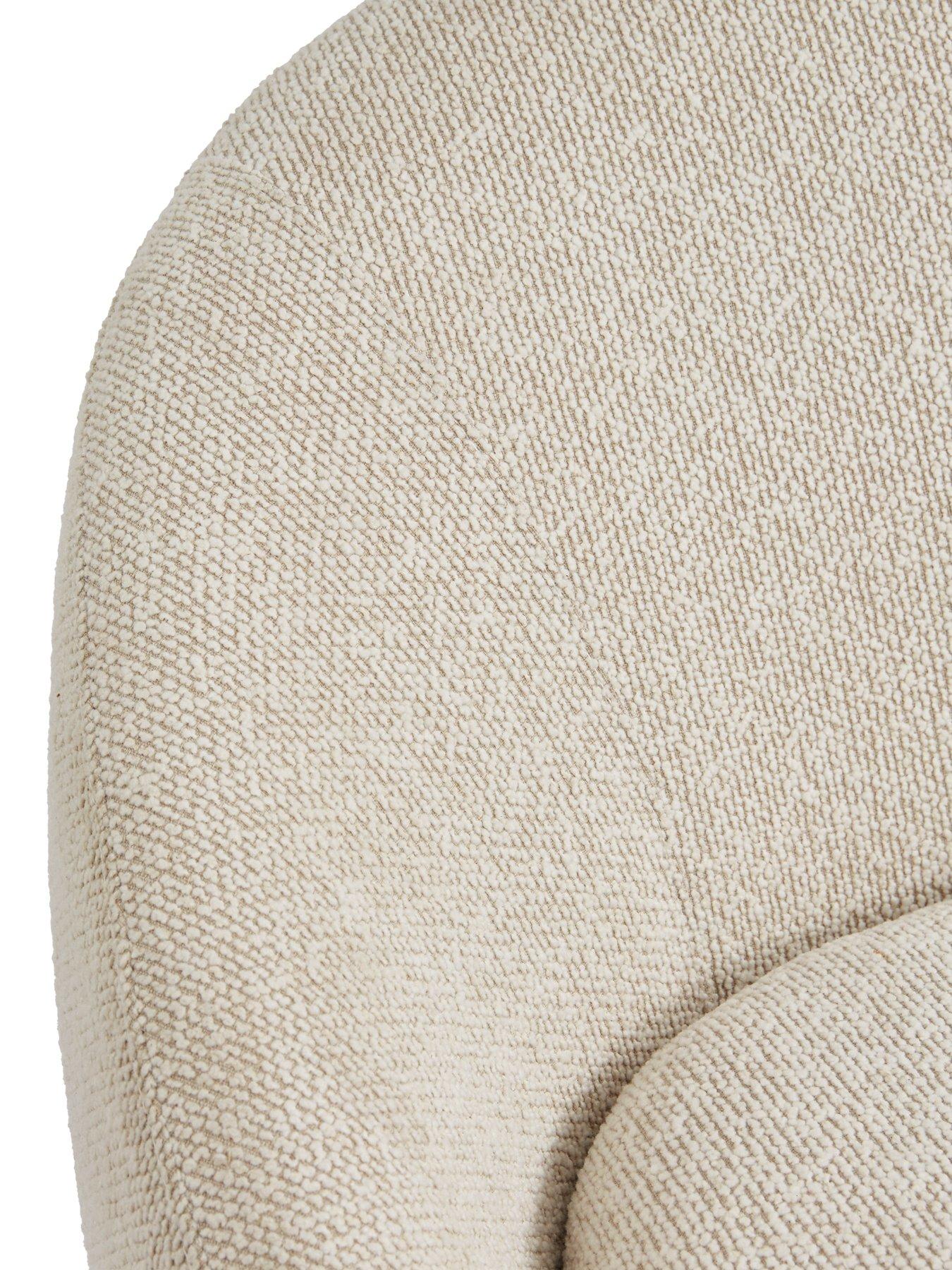 Image 5 of 7 of Michelle Keegan Home Sierra Fabric Snug Chair with Footstool