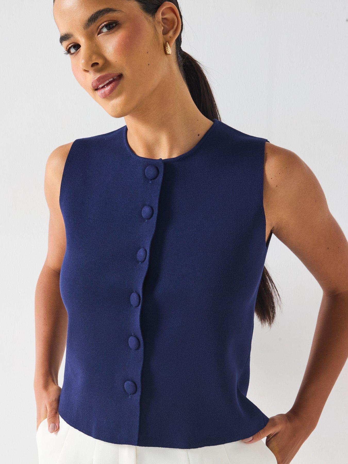 vero-moda-anne-sleeveless-top-navyoutfit