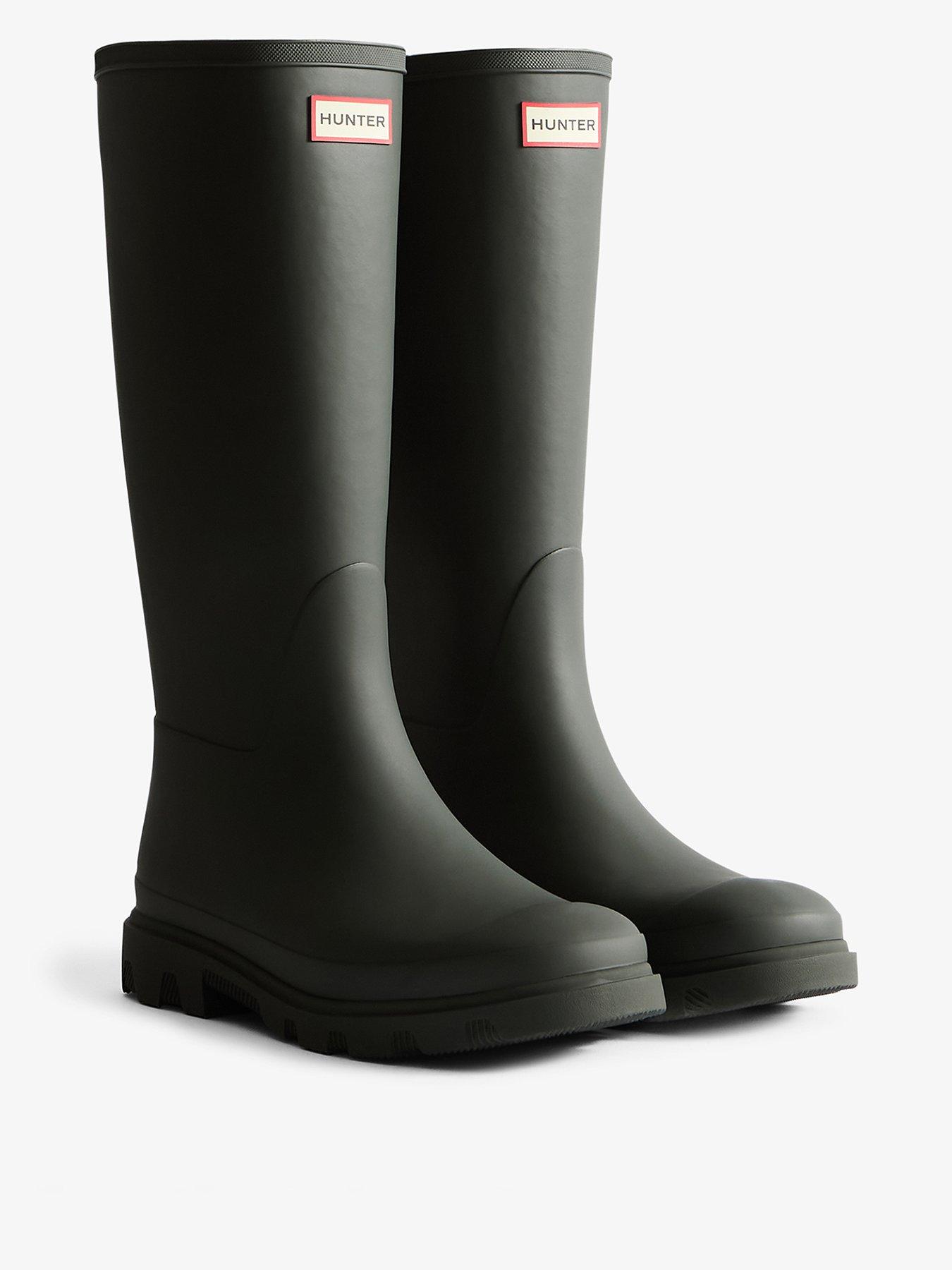 Hunter Mens Downpour Tall Boots - Green