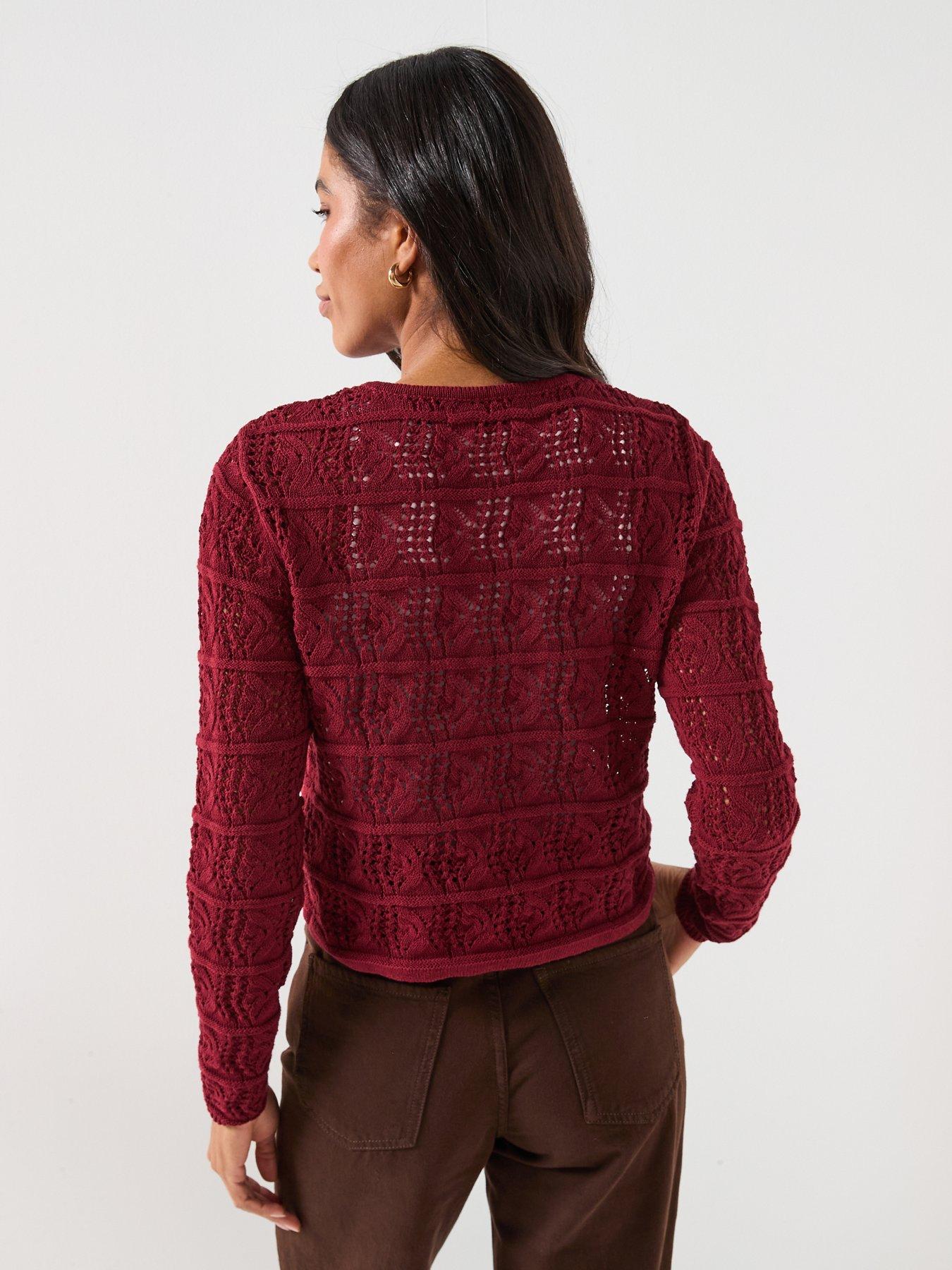 vero-moda-long-sleeve-o-neck-knitted-cardigan-redstillFront