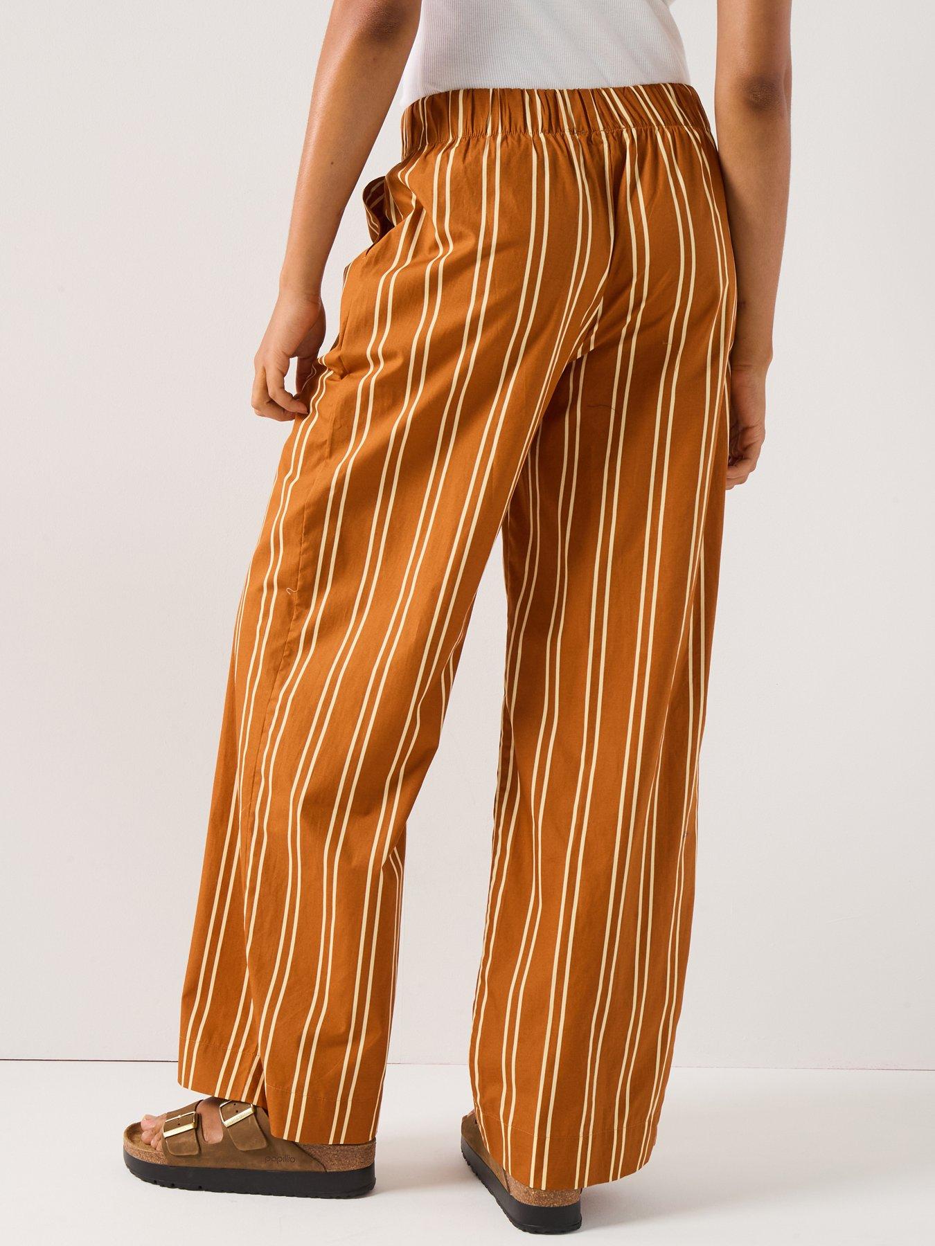 aware-woven-striped-pant-mustardstillFront
