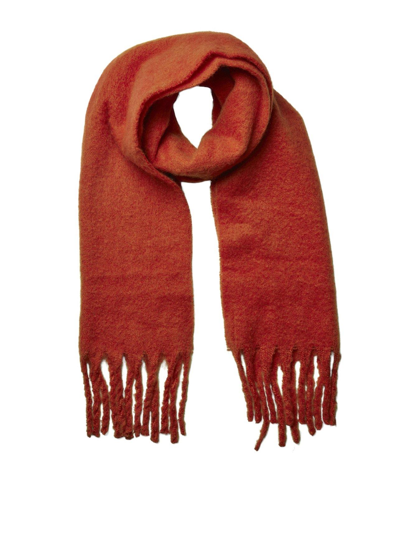 Image 1 of 1 of PIECES Nikita Long Scarf - Red