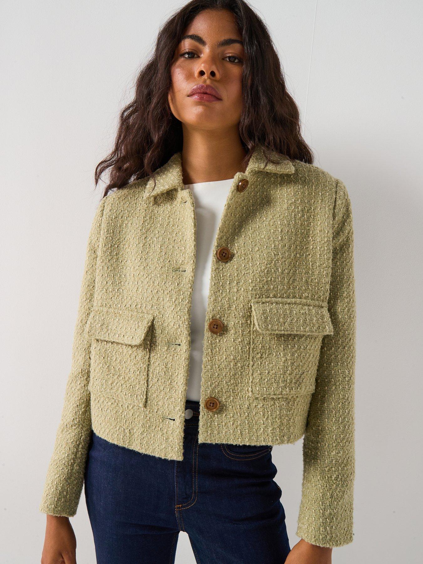 AWARE Naoko Cropped Jacket - Green