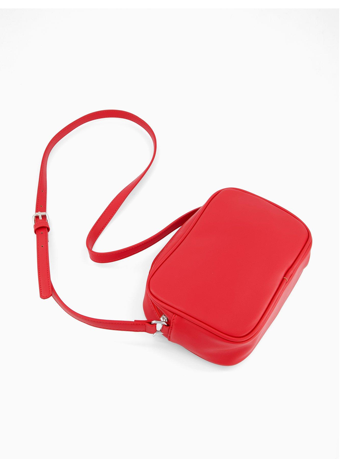 Image 2 of 4 of PIECES Fanni Cross Body Bag - Red