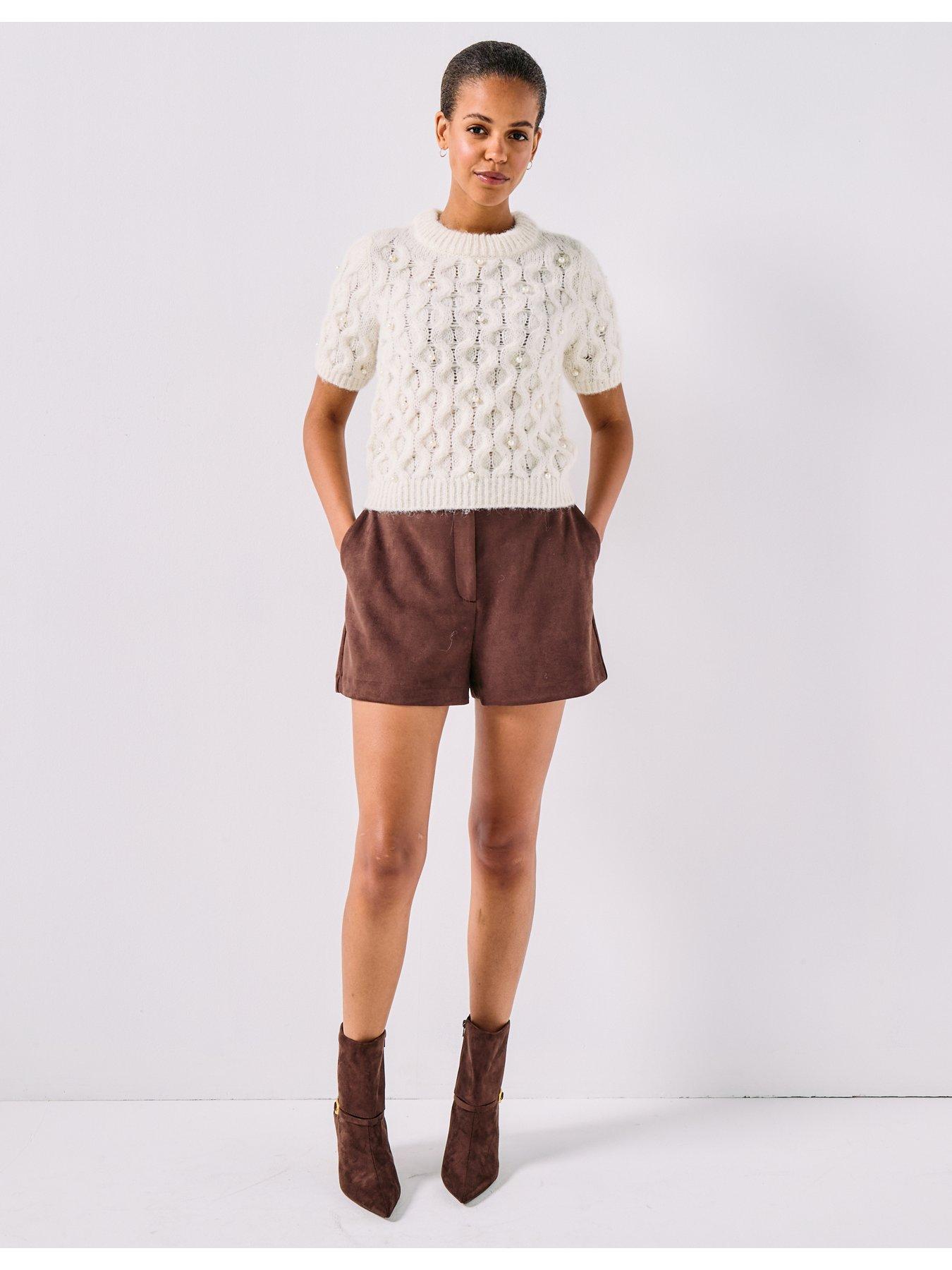 vero-moda-pearl-short-sleeve-pullover-jumper-creamback