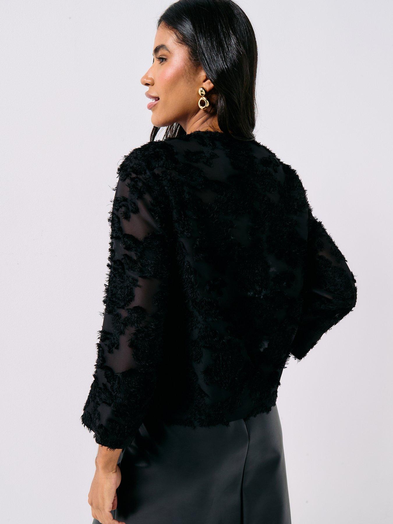 jdy-maia-half-placket-top-blackstillFront