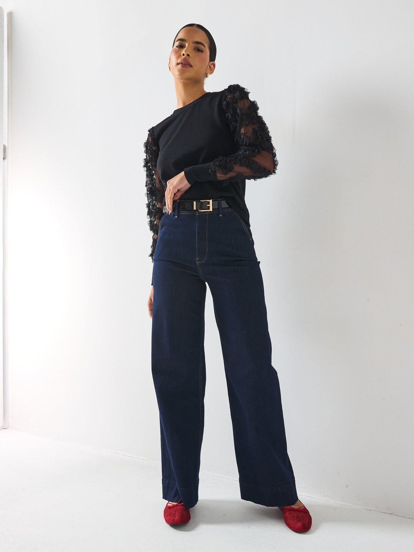 Image 3 of 6 of JDY Fairview Long Sleeve Jersey Jumper - Black