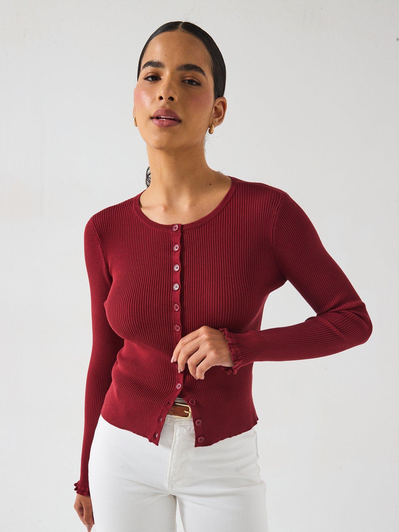 vero-moda-long-sleeve-button-cardigan-black