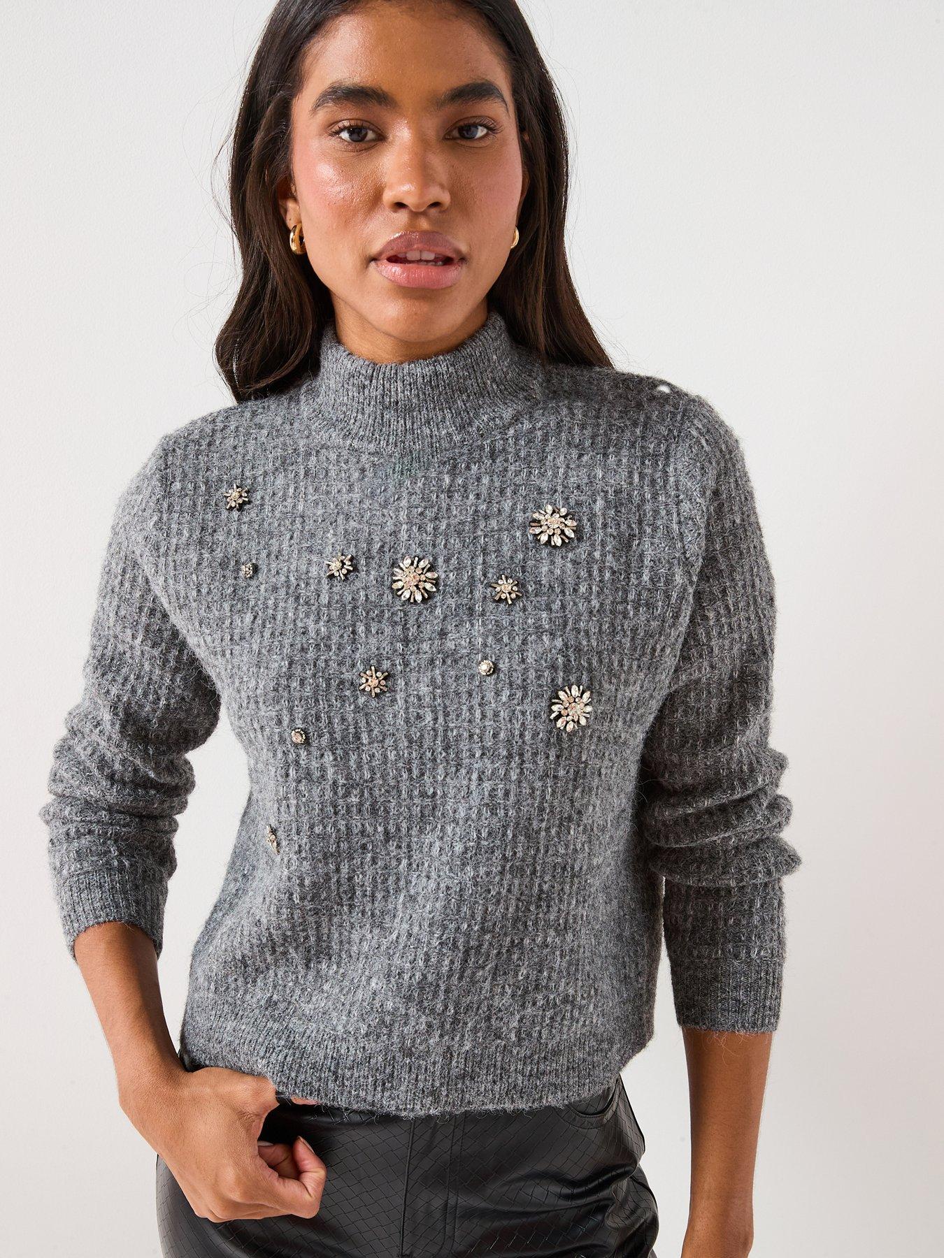 vero-moda-vmvenedig-knitted-pullover-greydetail