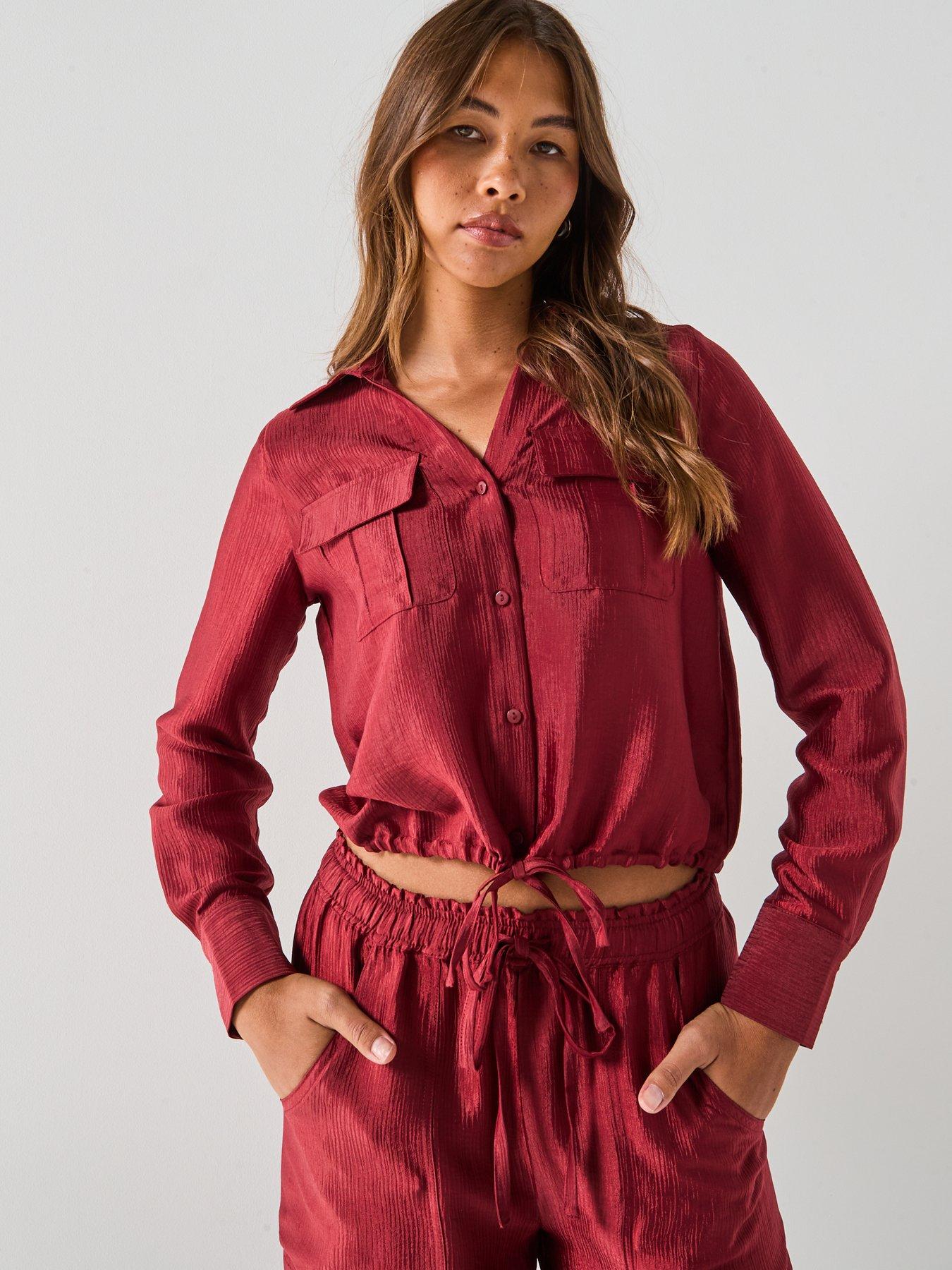 vero-moda-toma-long-sleeve-tie-shirt-reddetail