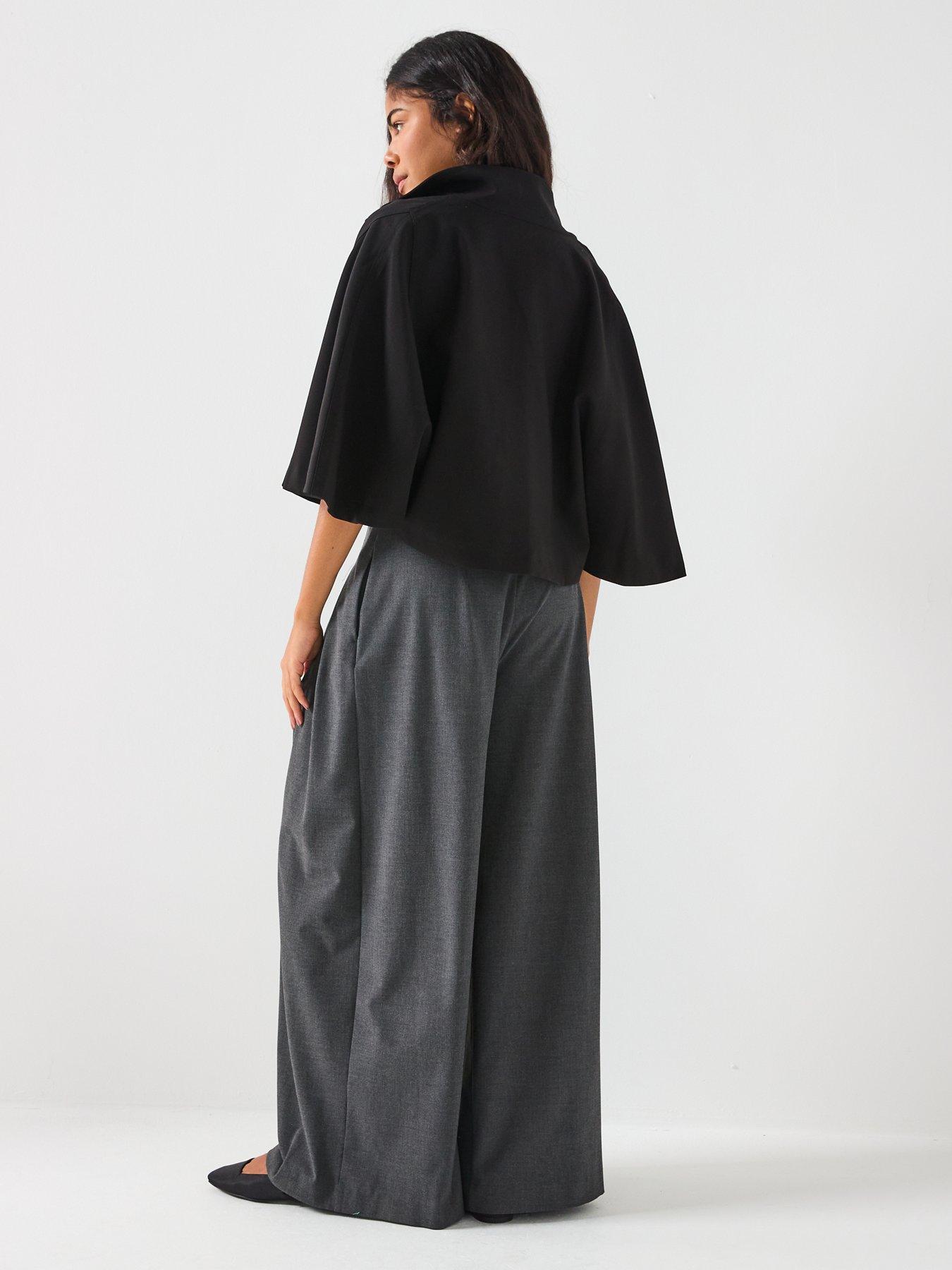 vero-moda-cape-jacket-blackstillFront