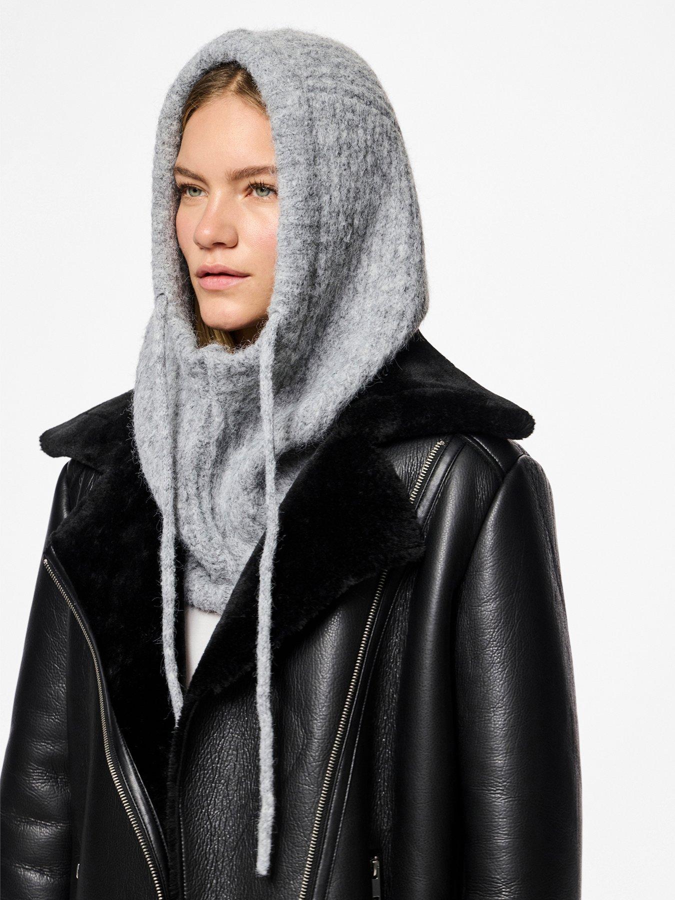 Image 1 of 3 of PIECES Balaclava - Grey
