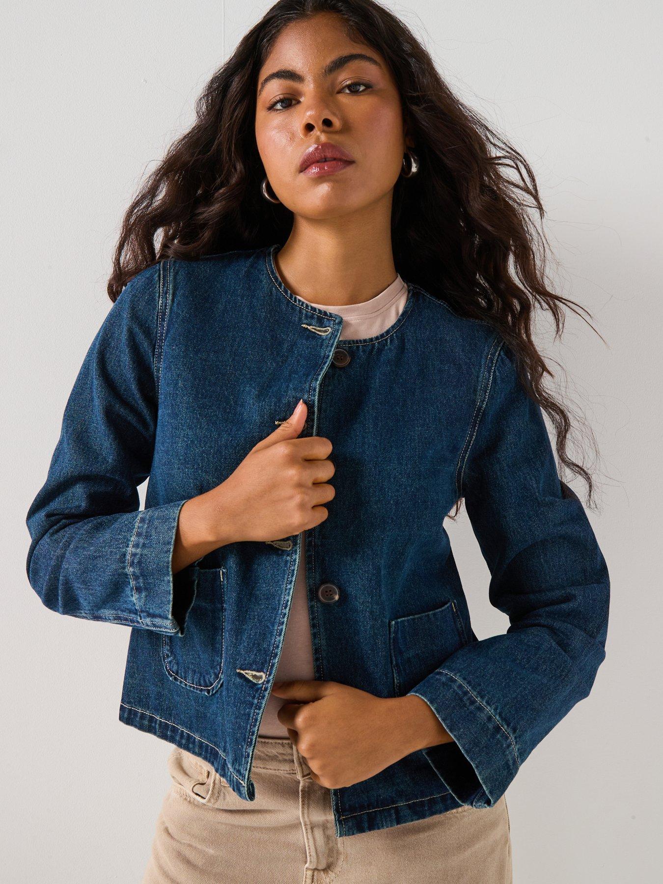 aware-awmindy-ls-short-denim-jacket-blue