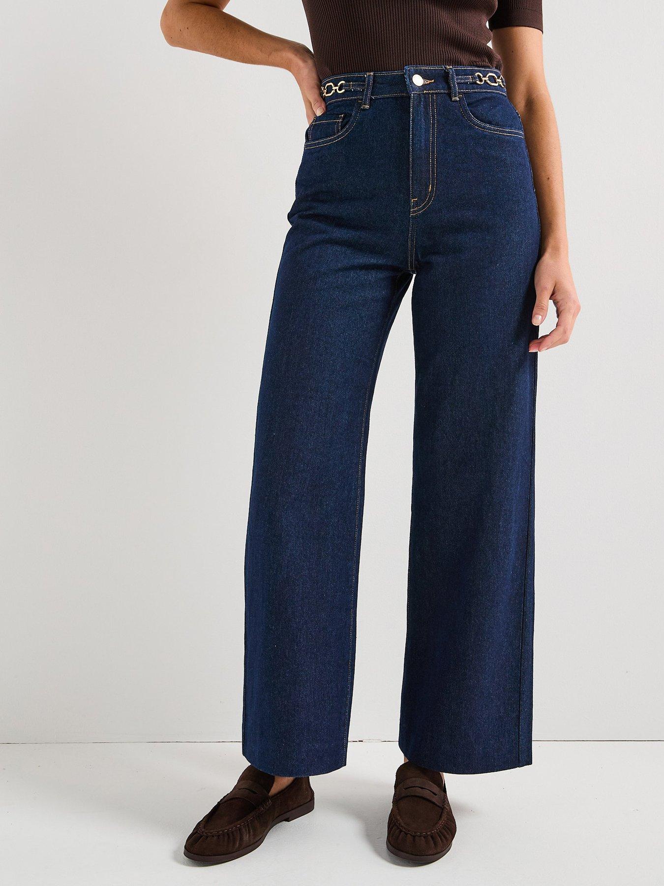 Vero Moda Kathy High Rise Wide Leg Jean - Blue