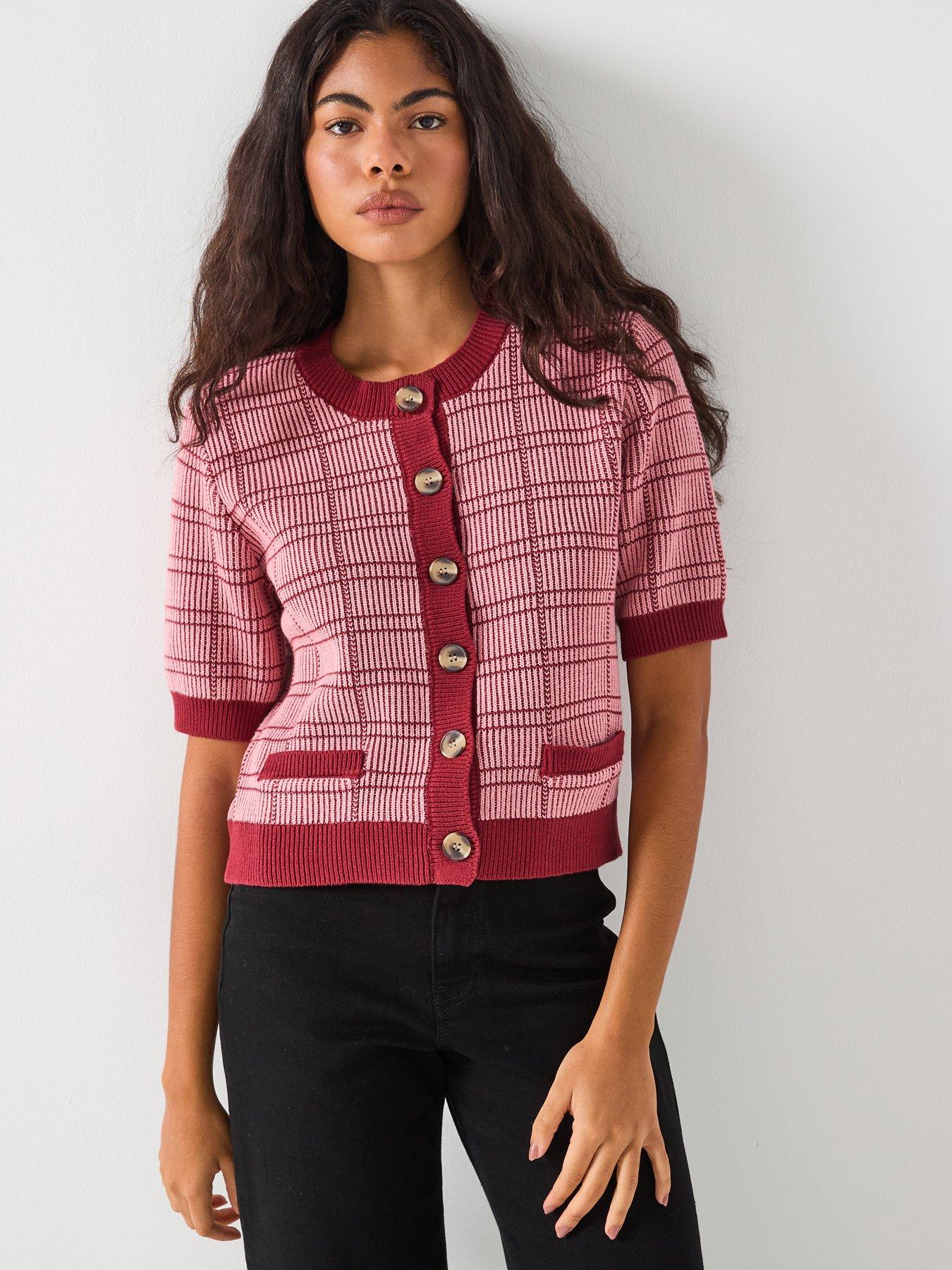 vero-moda-marvelous-24-o-neck-short-sleeve-cardigan-pink