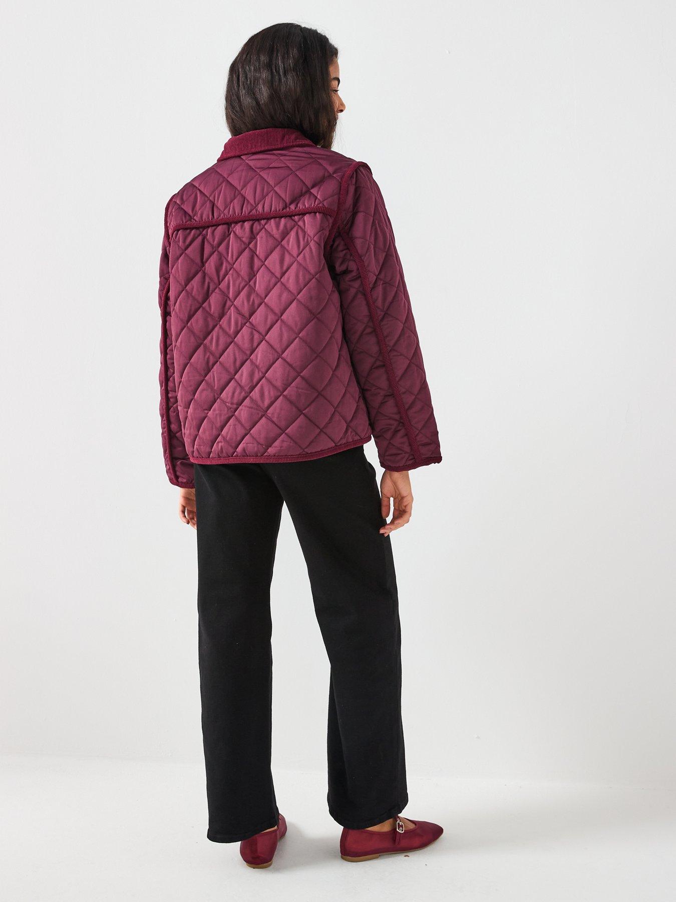 vero-moda-emily-short-quilted-collar-detail-jacket-redstillFront