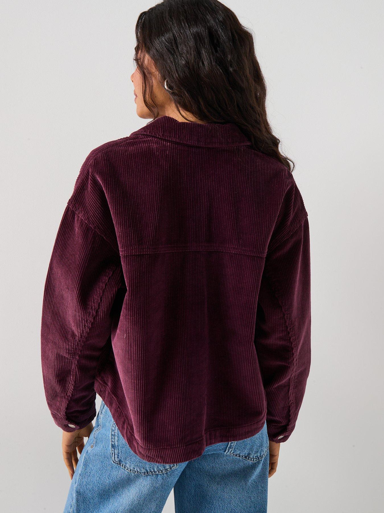 vero-moda-jamie-long-sleeve-corduroy-shacket-redstillFront