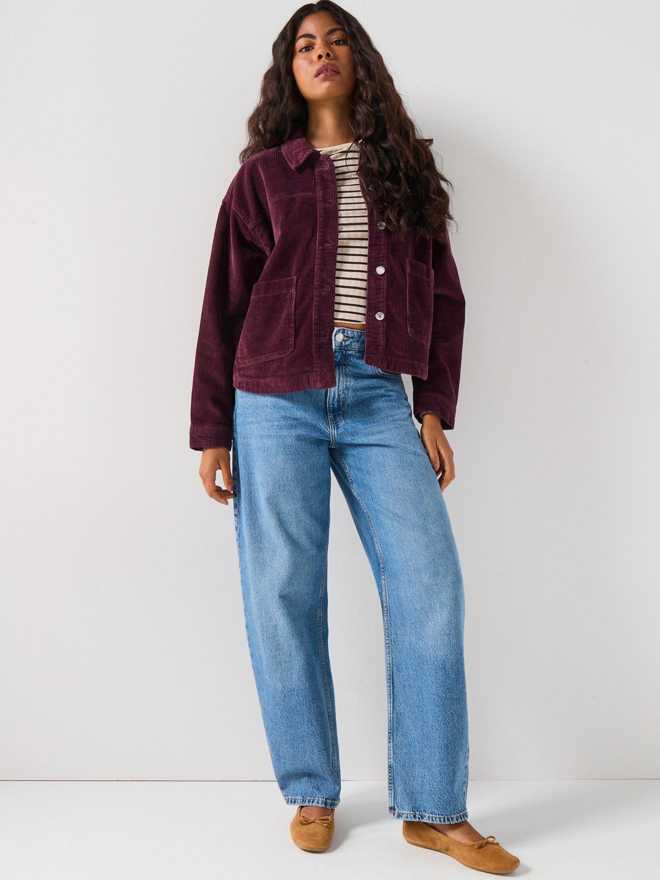 vero-moda-jamie-long-sleeve-corduroy-shacket-redback