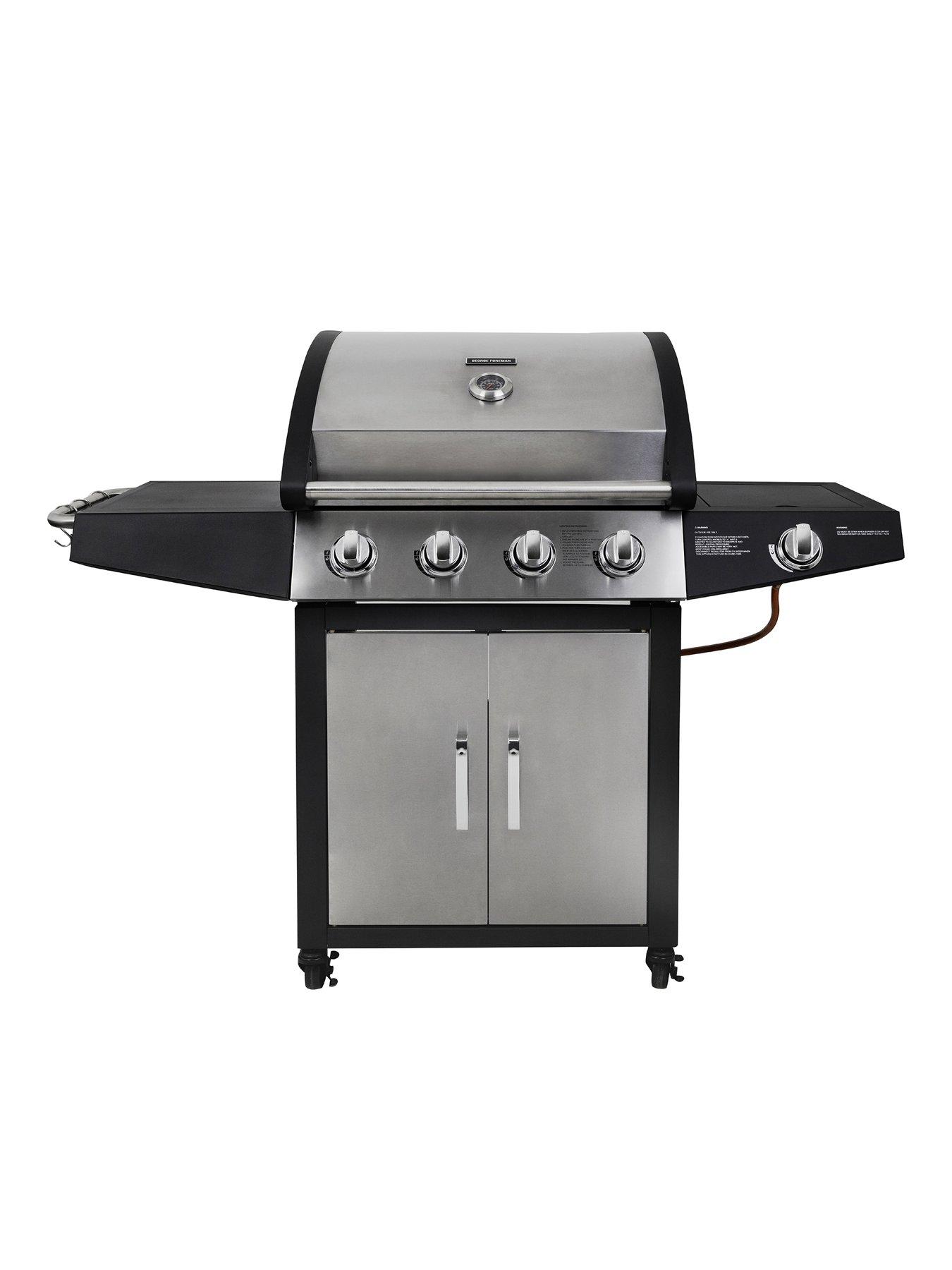undefined GFGBBQ4B1SS3-C 4+1 Burner Gas BBQ in Black