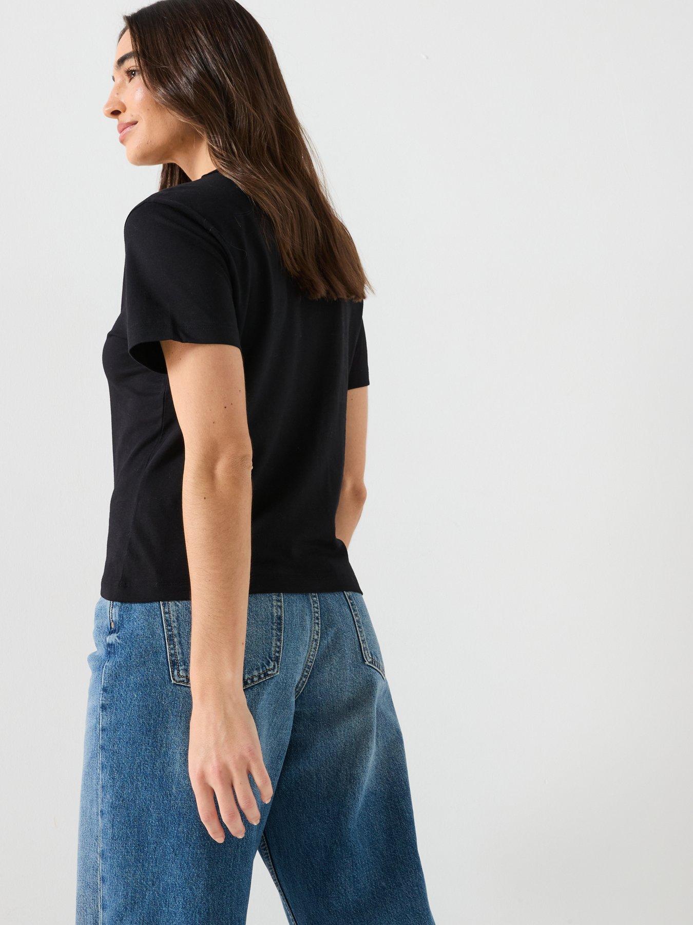 hugo-boss-hugo-short-sleeve-t-shirt-blackstillFront