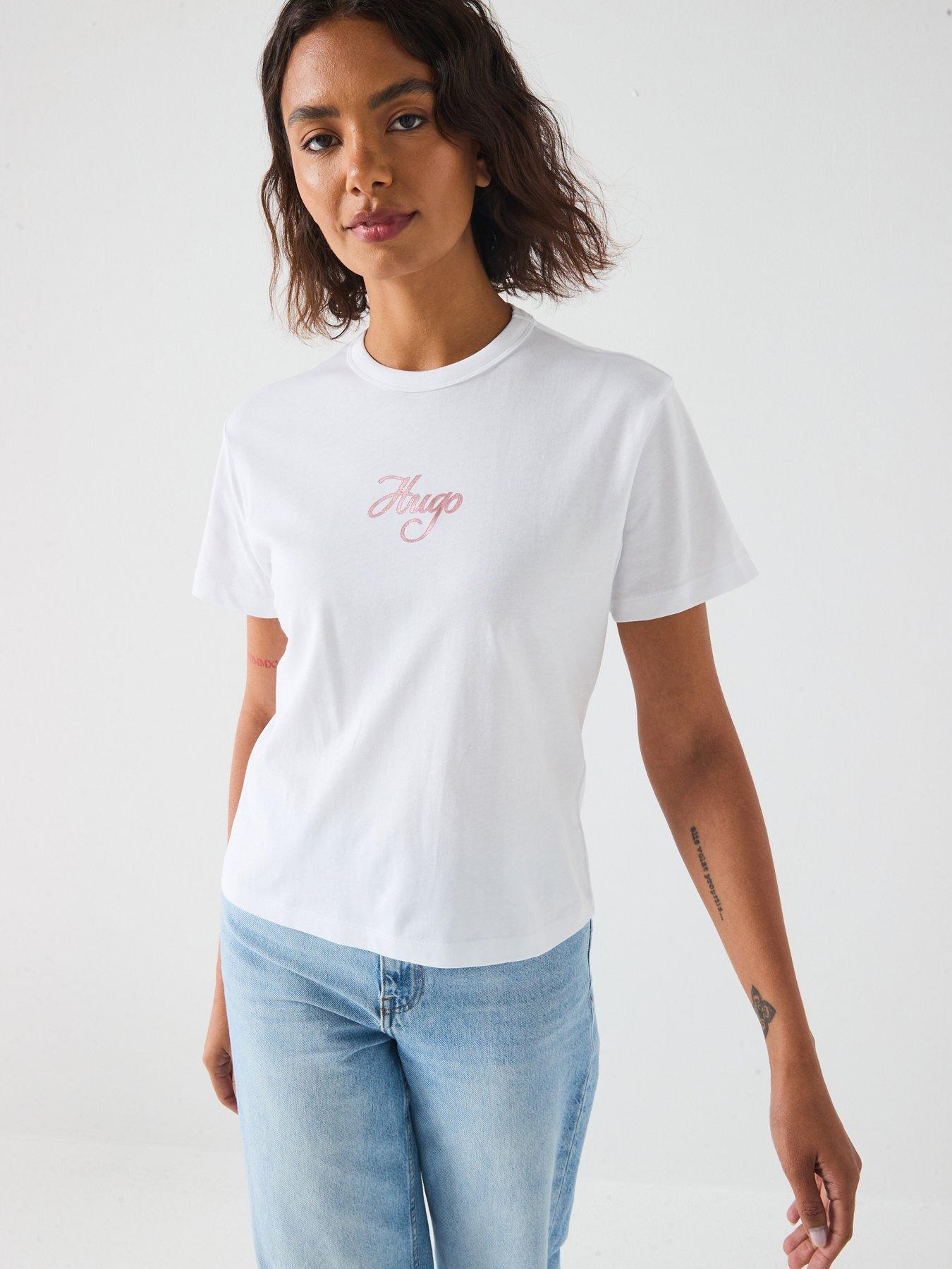 HUGO Hugo Short Sleeve T-Shirt - White