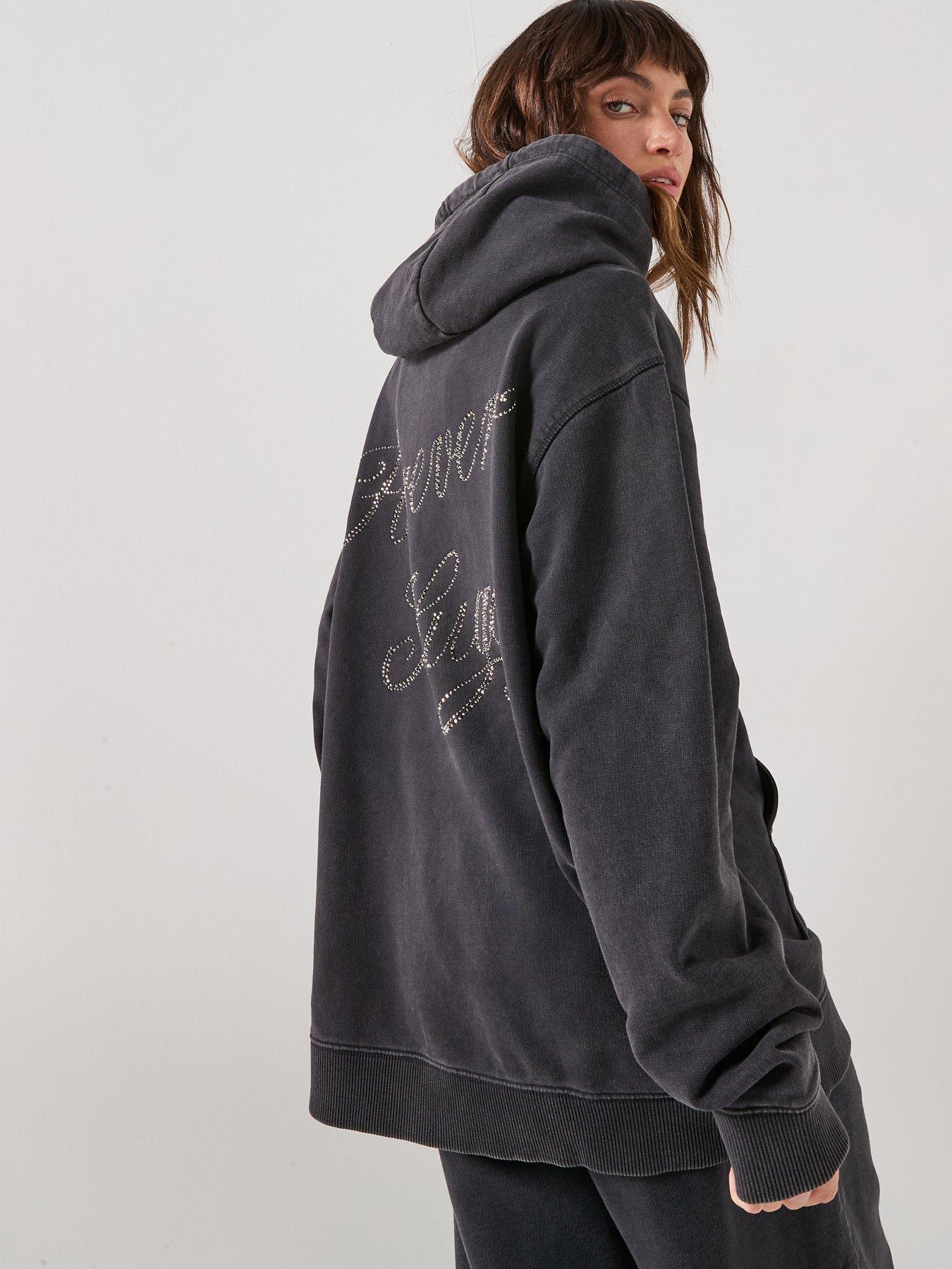 hugo-oversized-hoodie-with-embellished-logo-blackstillFront