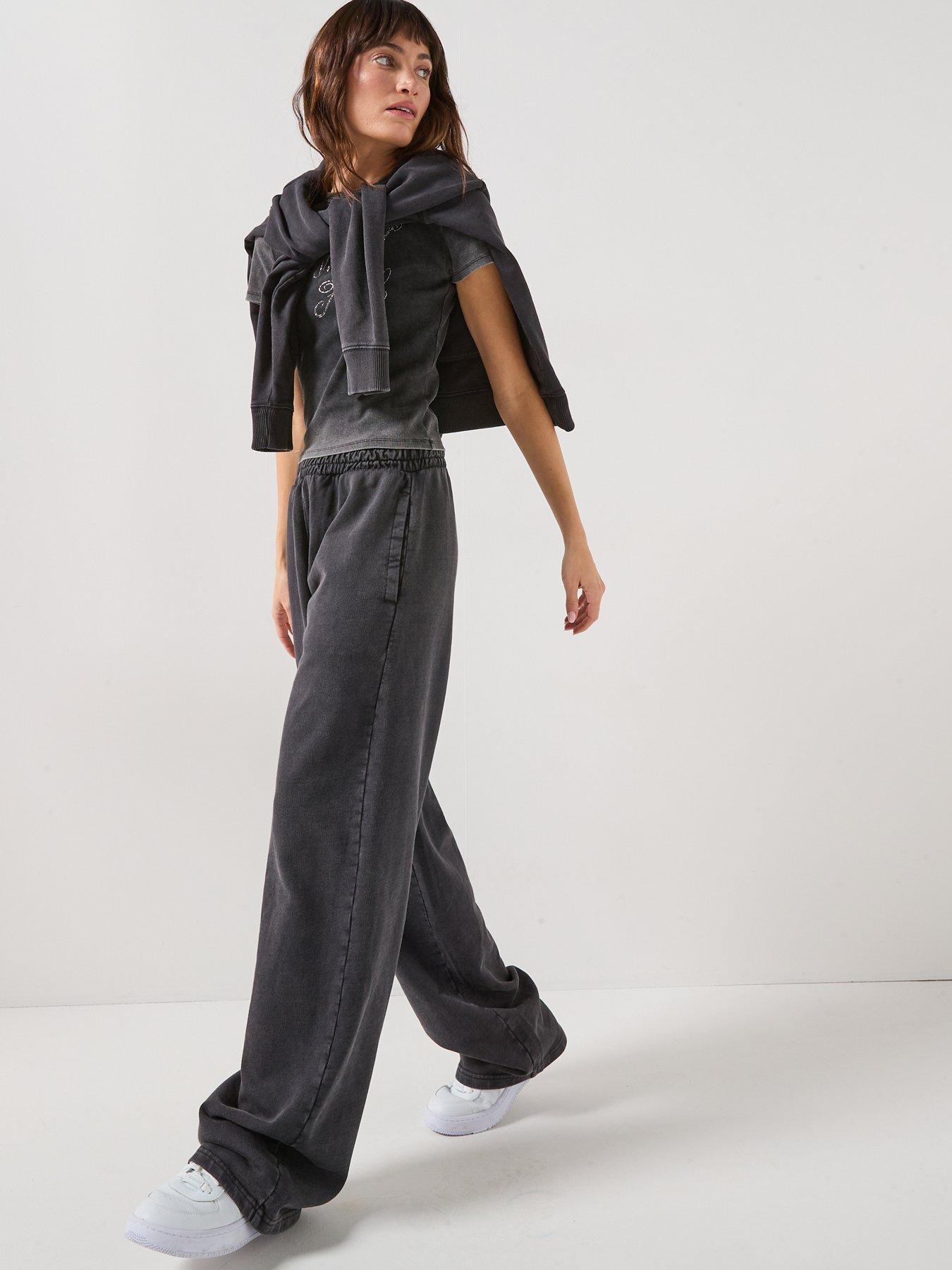 hugo-wide-leg-joggers-black