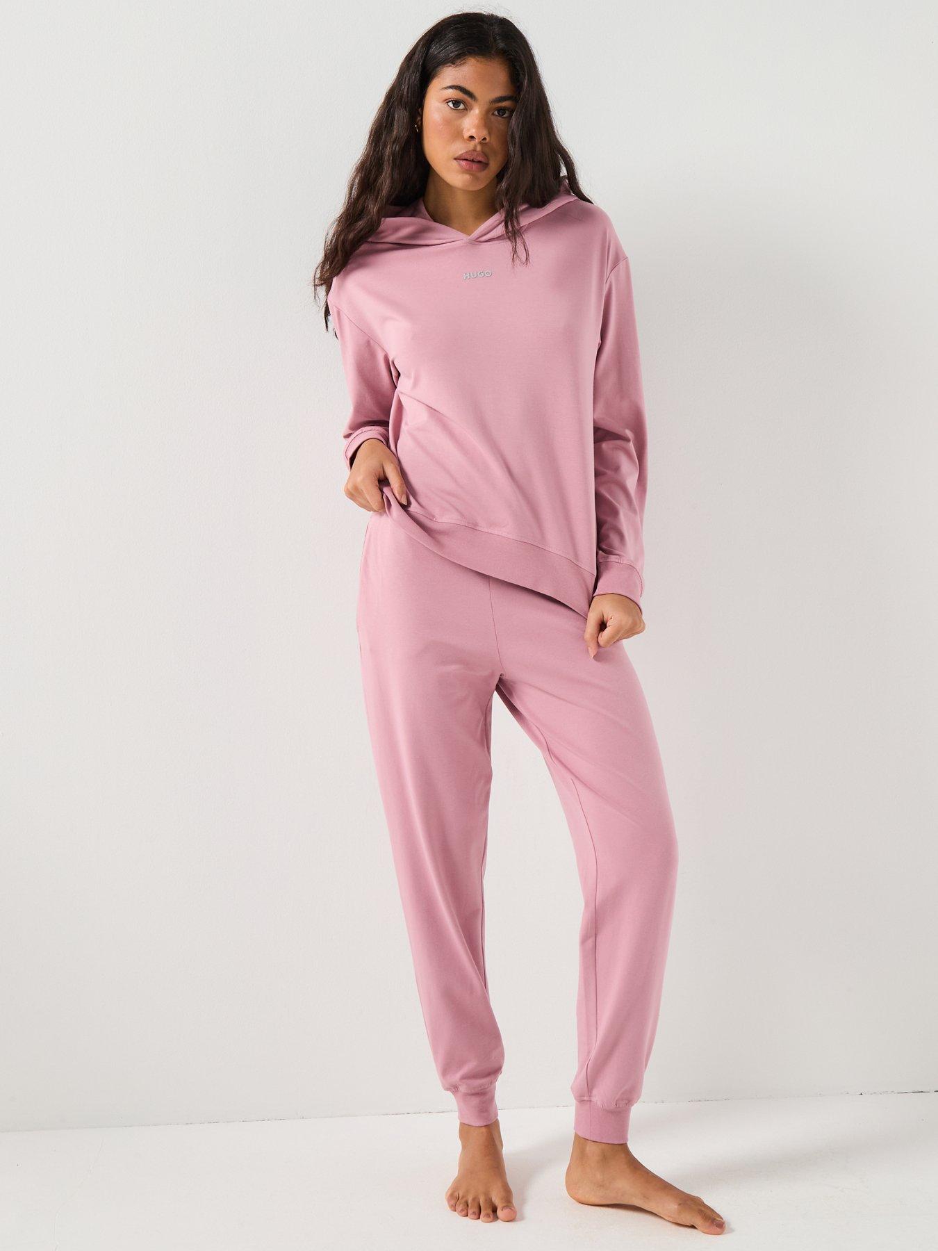 Image 3 of 4 of HUGO Loungewear Hoodie - Pink