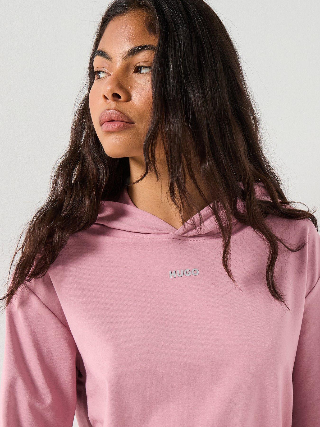 Image 4 of 4 of HUGO Loungewear Hoodie - Pink