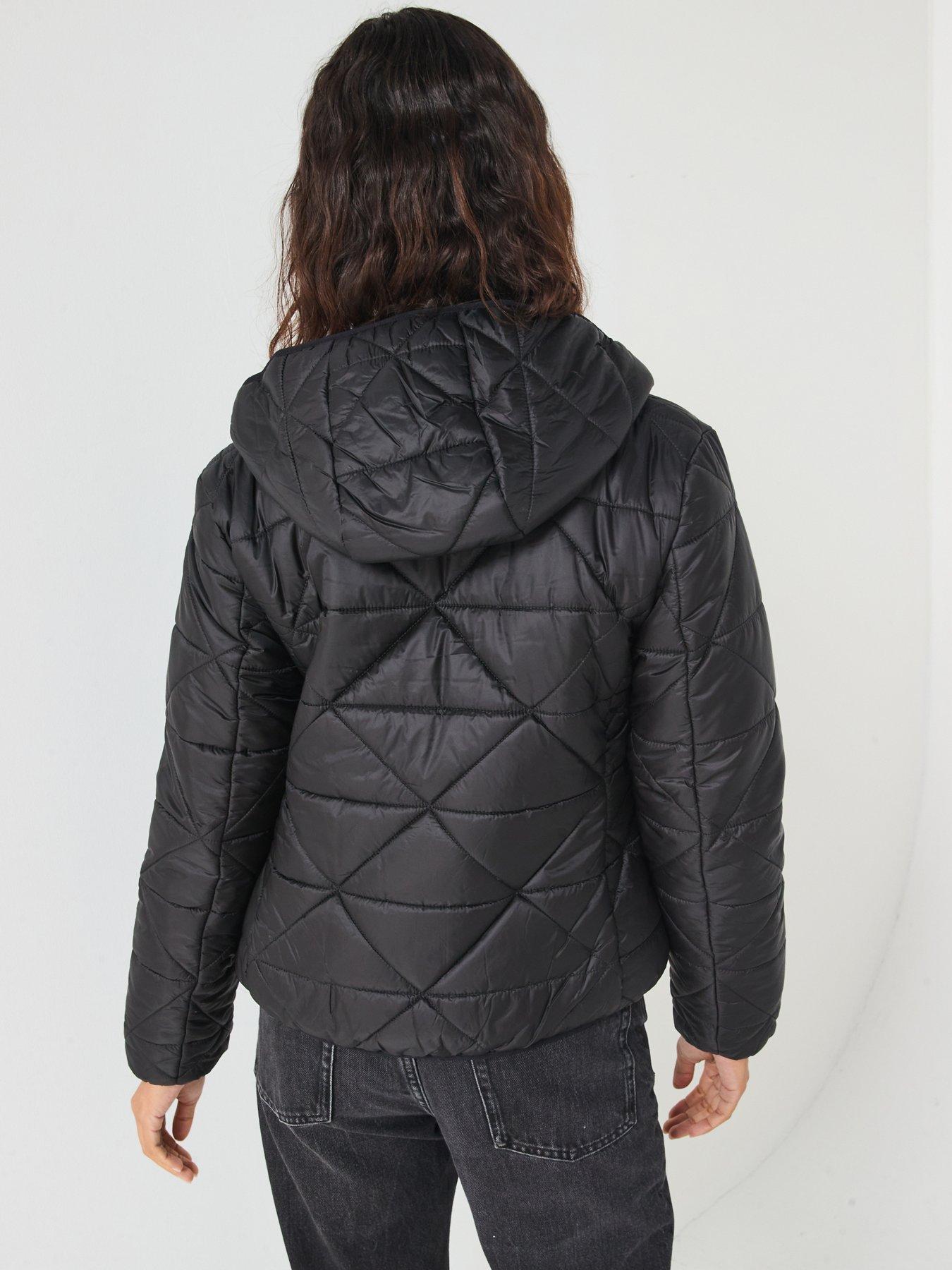 Image 2 of 6 of HUGO Hooded Windbreaker Jacket - Black