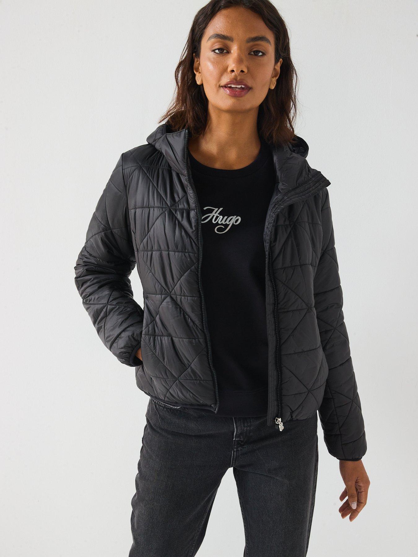 Image 5 of 6 of HUGO Hooded Windbreaker Jacket - Black