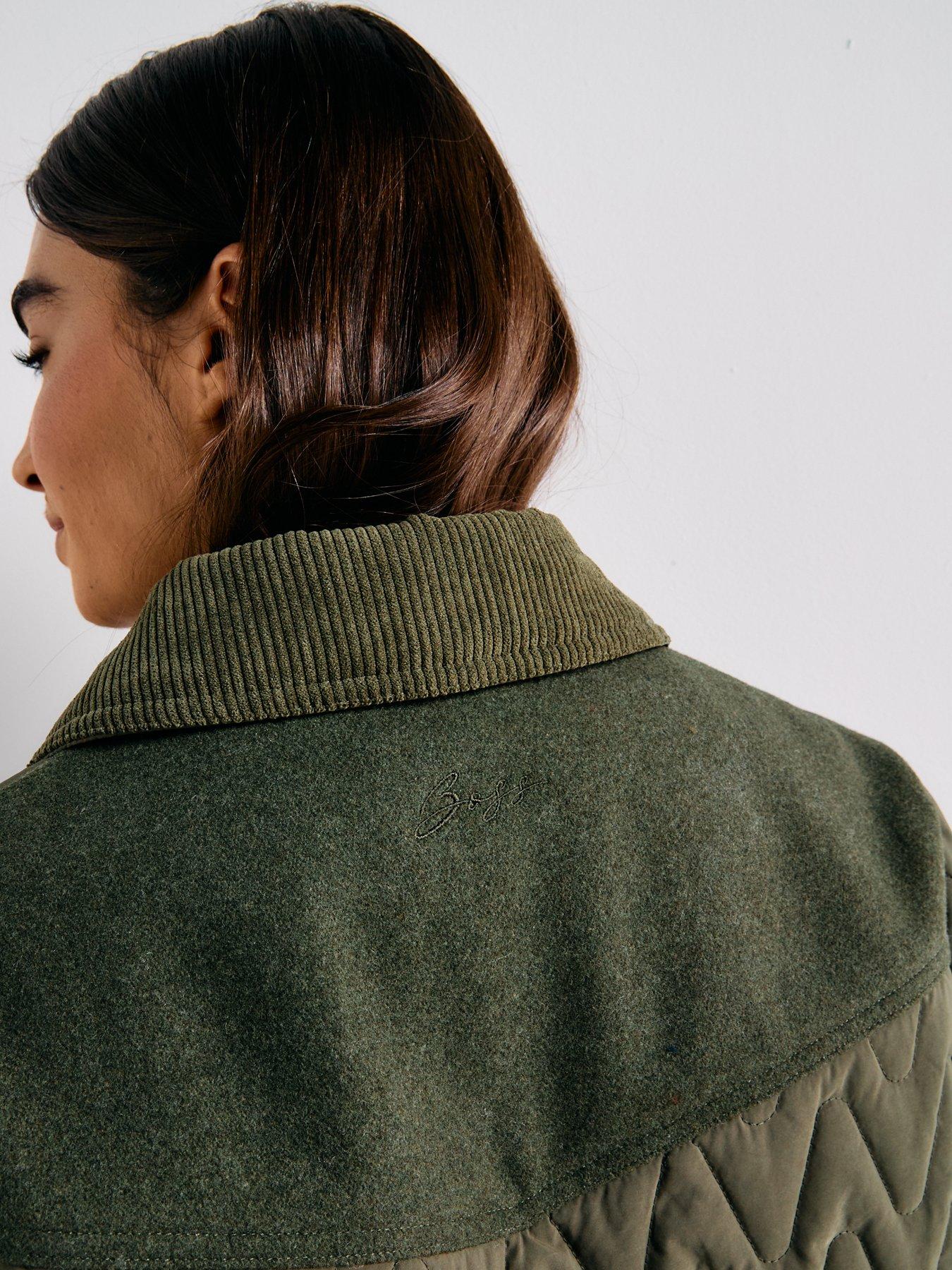 boss-pabori-collared-coat-dark-greenoutfit