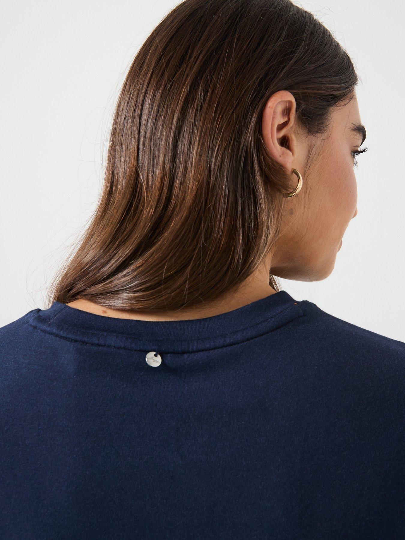 boss-long-sleeve-midi-dress-dark-blueoutfit
