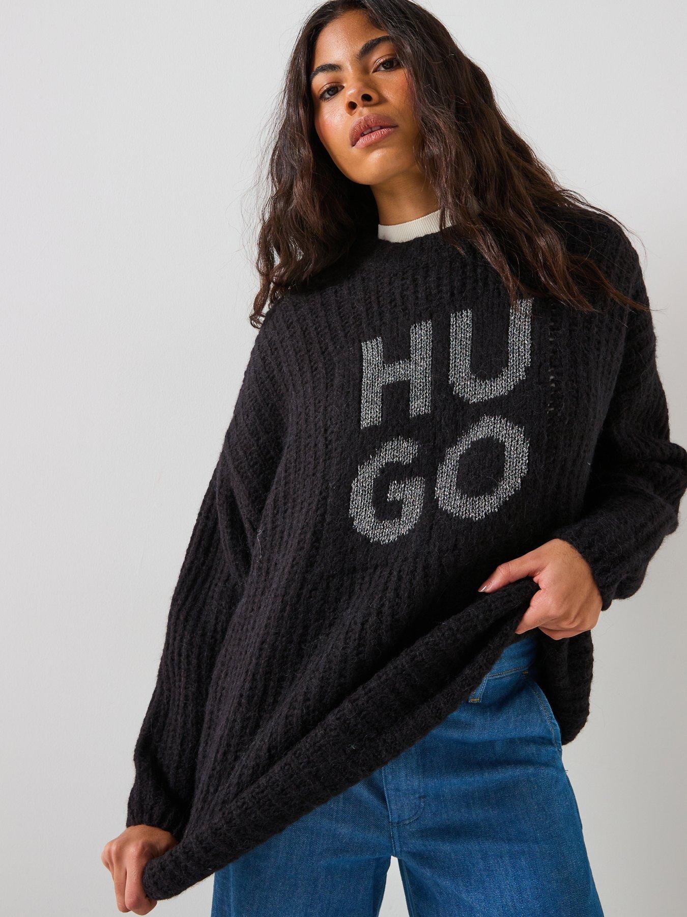 hugo-oversized-knitted-jumper-blackoutfit
