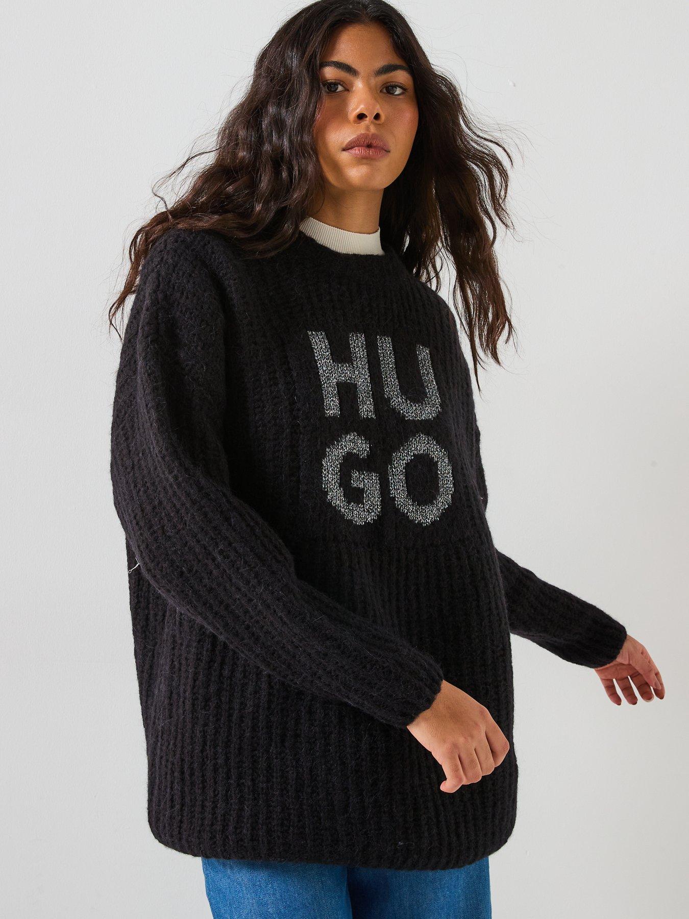 hugo-oversized-knitted-jumper-blackdetail