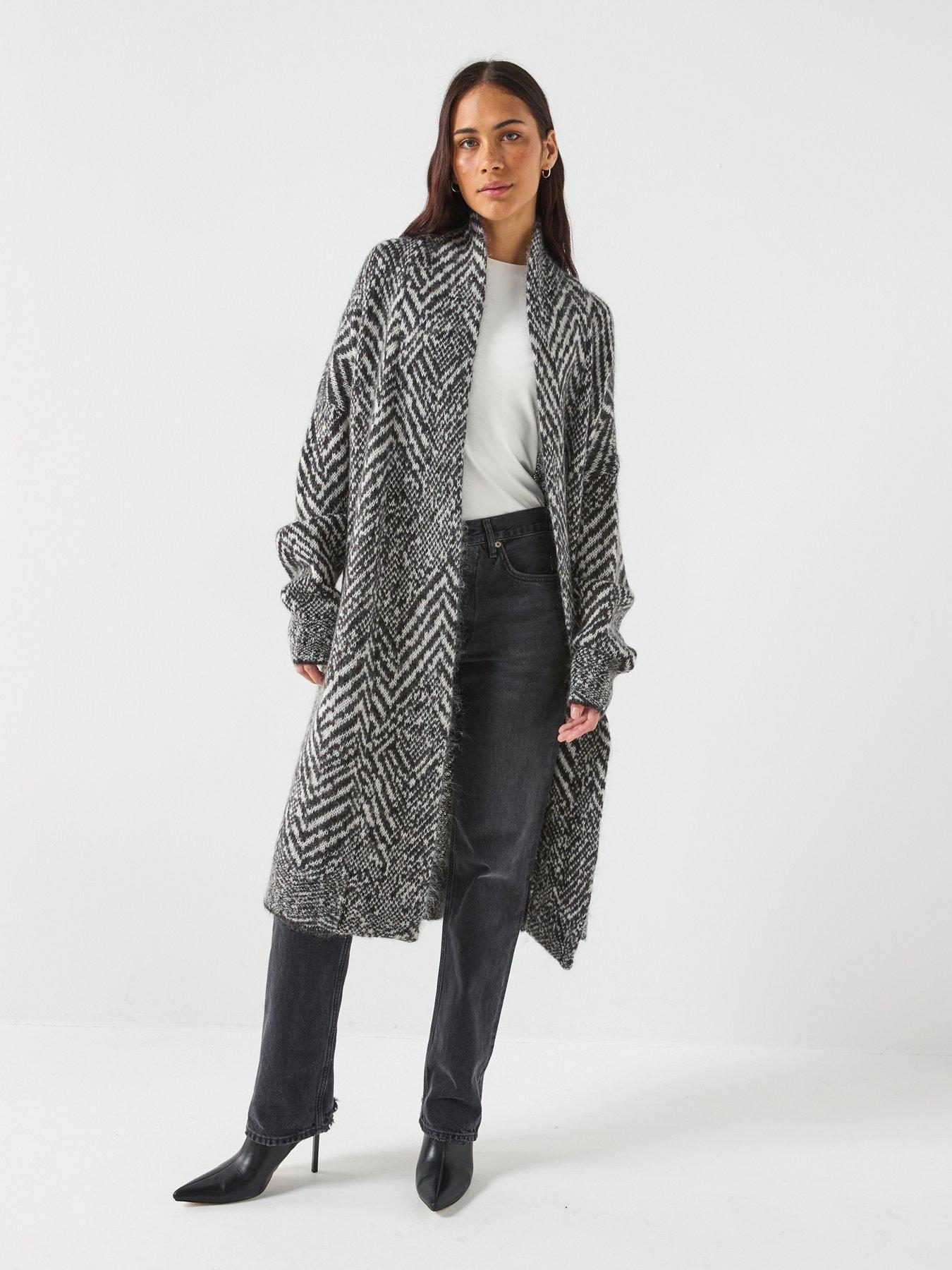 BOSS Fabrinta Long Line Knitted Cardigan - Multi