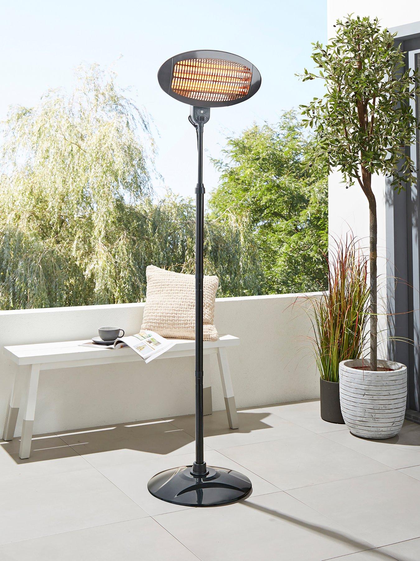 undefined Opal 2000w max FS Carbon Elem Patio Heater Black