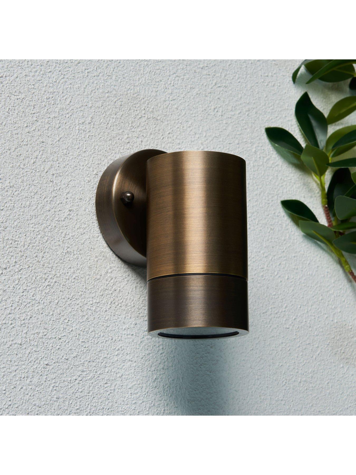 Image of Zinc Brac Solid Brass 1lt Up or Down GU10 WL Bronze