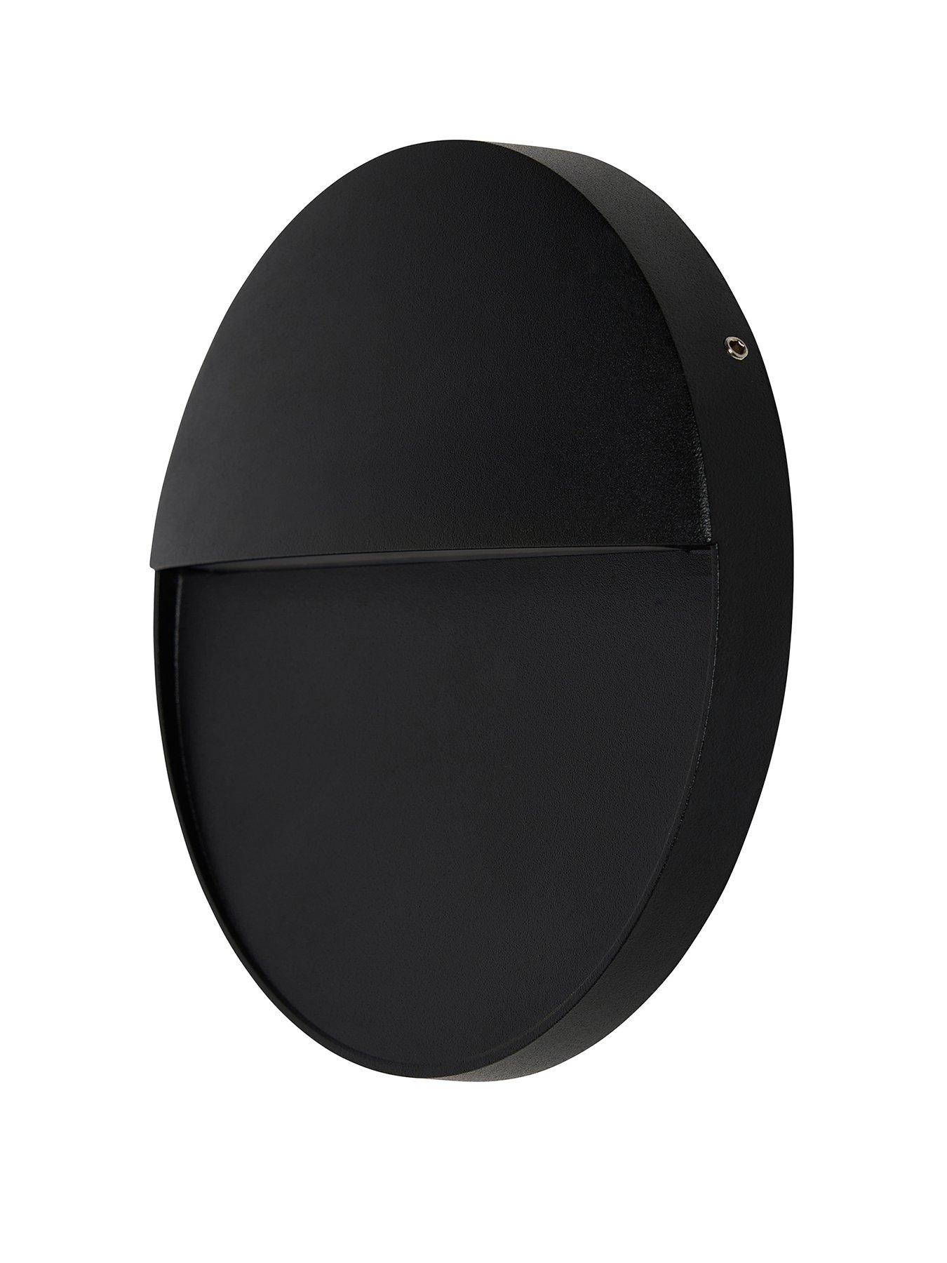 Image 2 of 7 of Zinc Onza 6w LED Rnd 16cm Guide Light Large IP54 Black