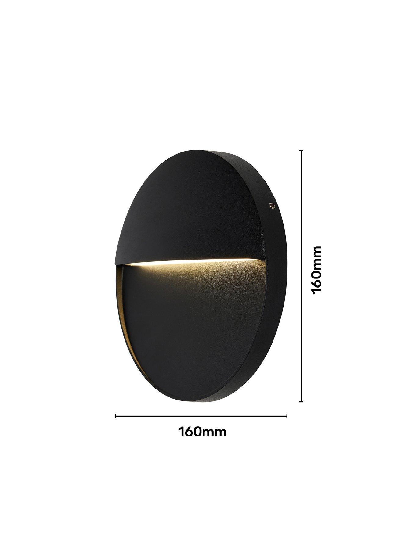 Image 7 of 7 of Zinc Onza 6w LED Rnd 16cm Guide Light Large IP54 Black
