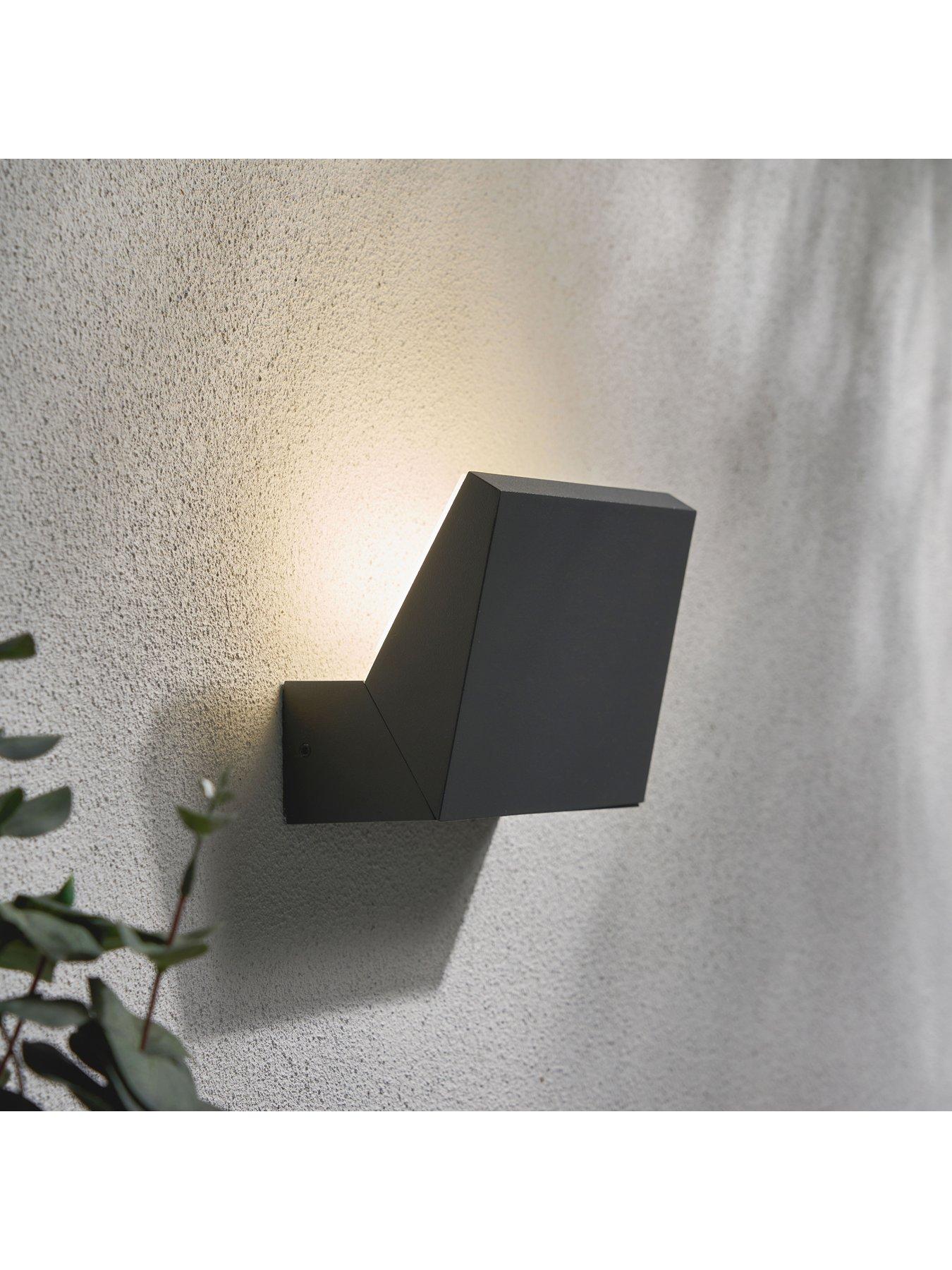 undefined Rayu 13w LED Up or Down Adj WL IP65 Anthracite
