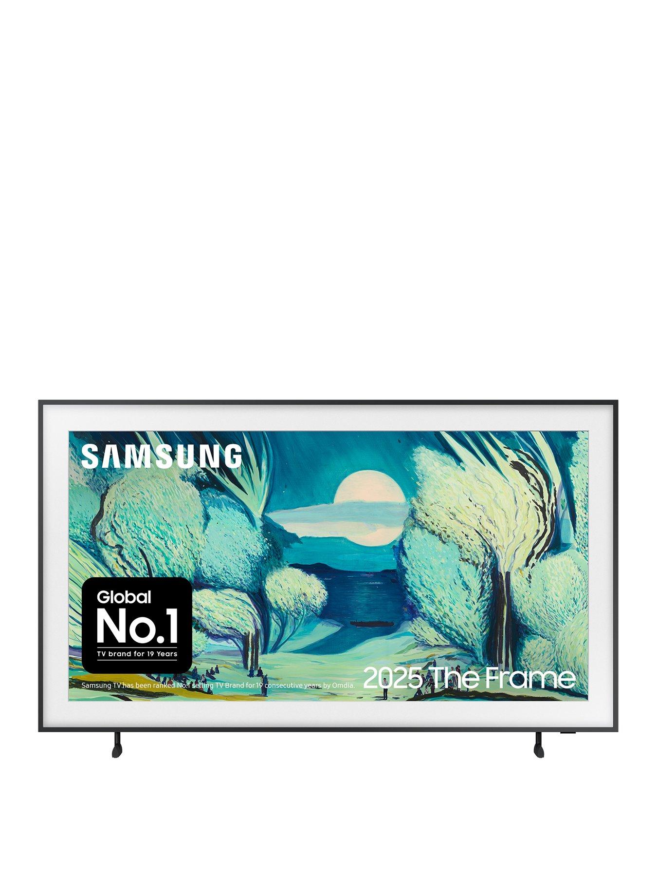 Samsung QE55LS03F, 55 Inch The Frame, QLED AI Smart TV with Art Mode  &  Wall Mount