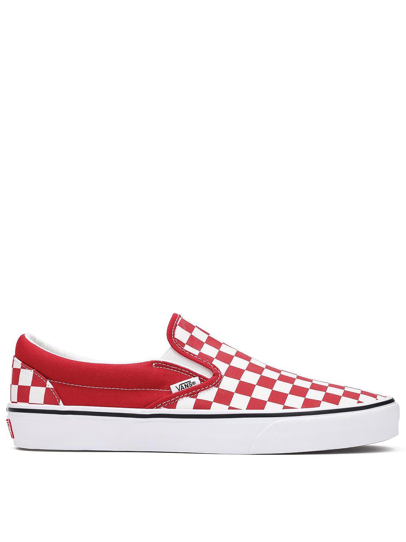 Vans Unisex Classic Slip-On Trainers - Red