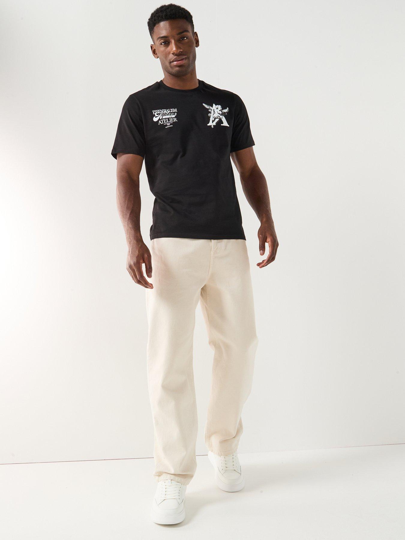 Image 3 of 6 of Alessandro Zavetti Alessandro Zavetti Putto Graphic Backprint T-shirt - Black