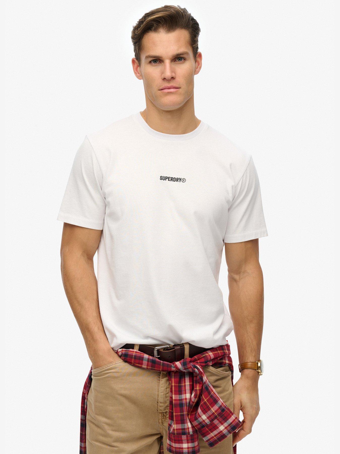 Superdry Micro Logo T Shirt - White