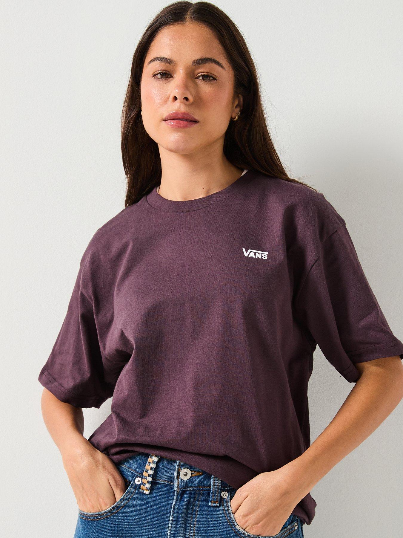 vans-womens-left-chest-logo-embroided-t-shirt-dark-greyfront