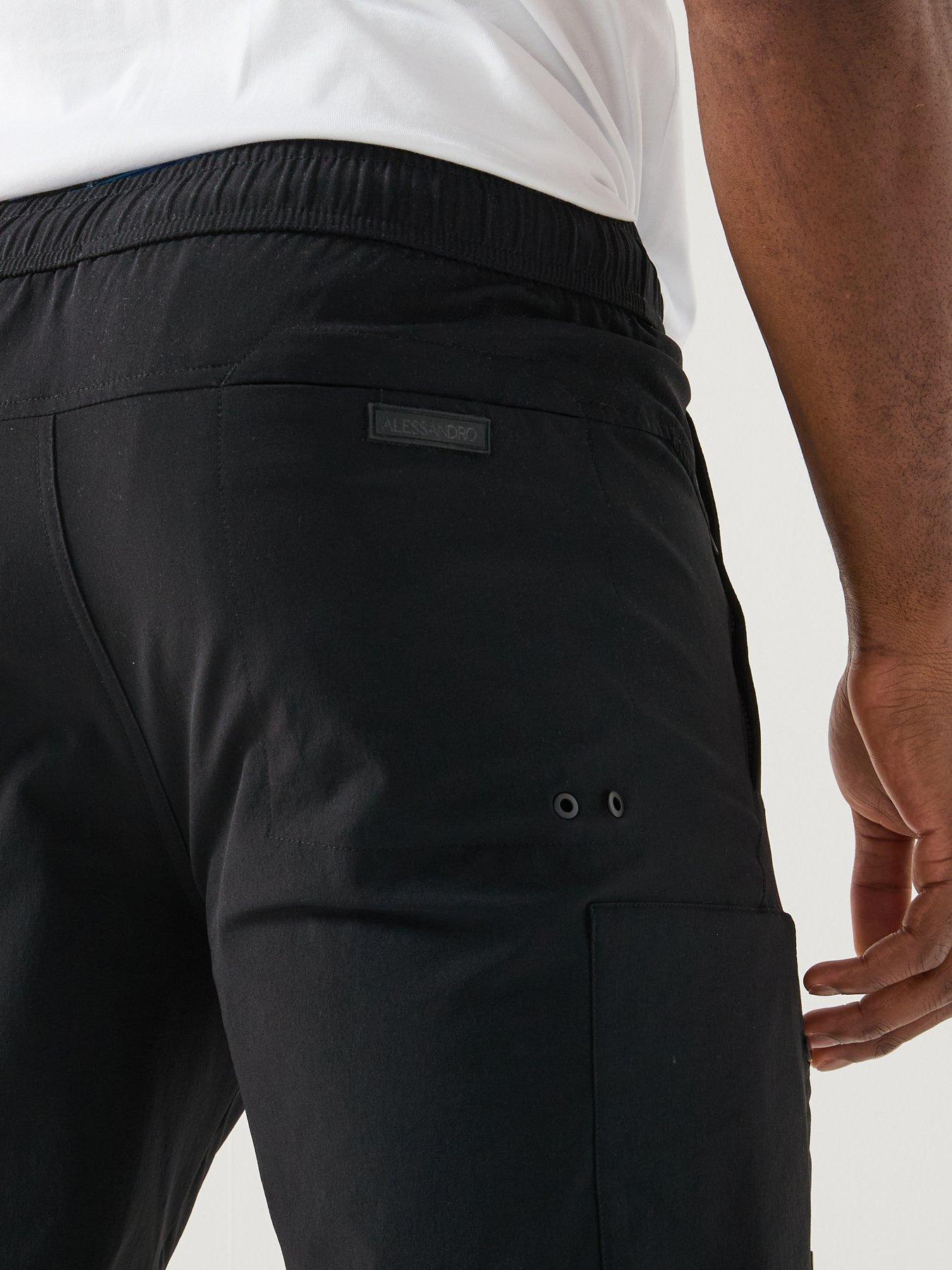 Image 4 of 5 of Alessandro Zavetti Saverio Cargo Pants - Black