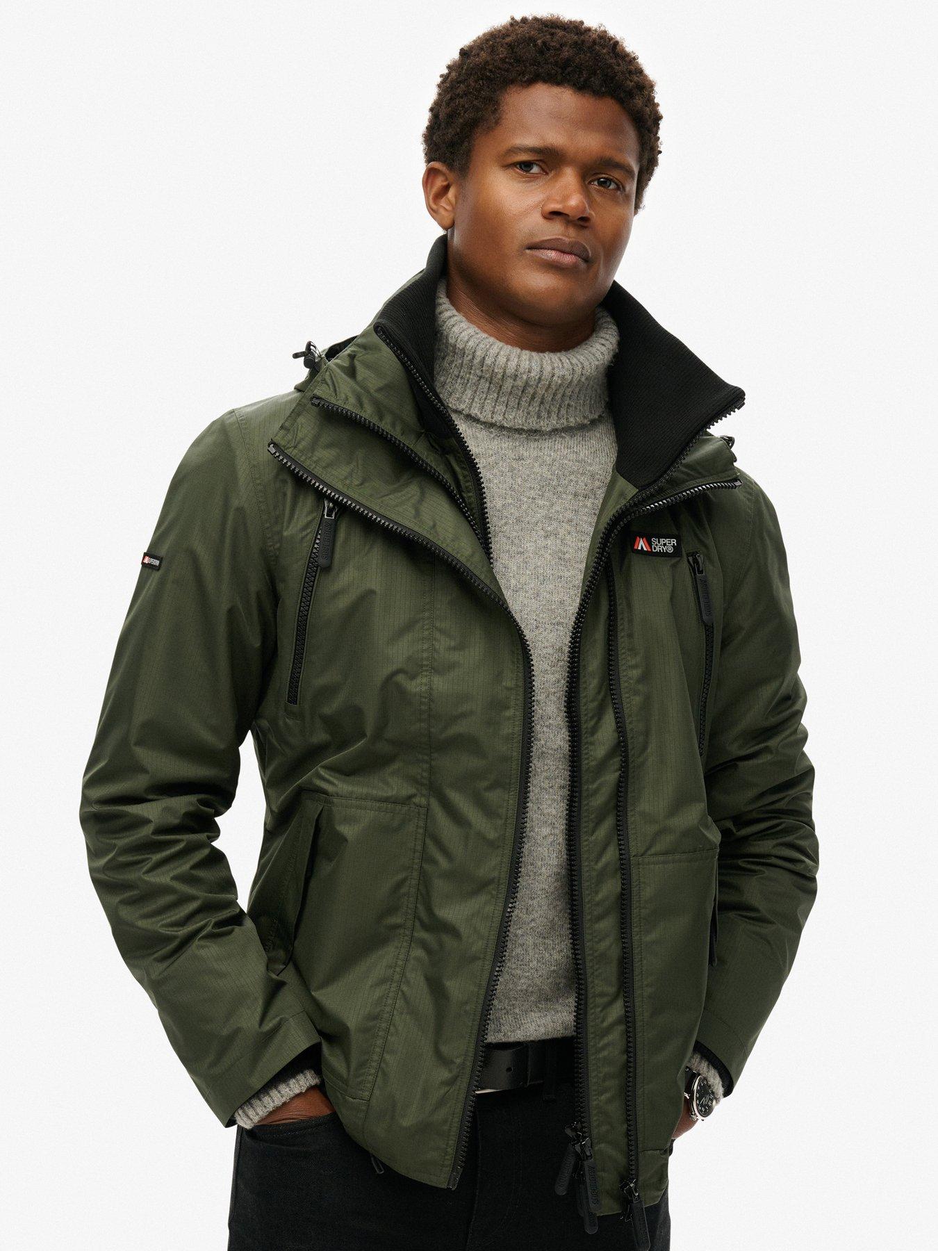 Superdry Hooded Mountain Windbreaker Jacket - Green